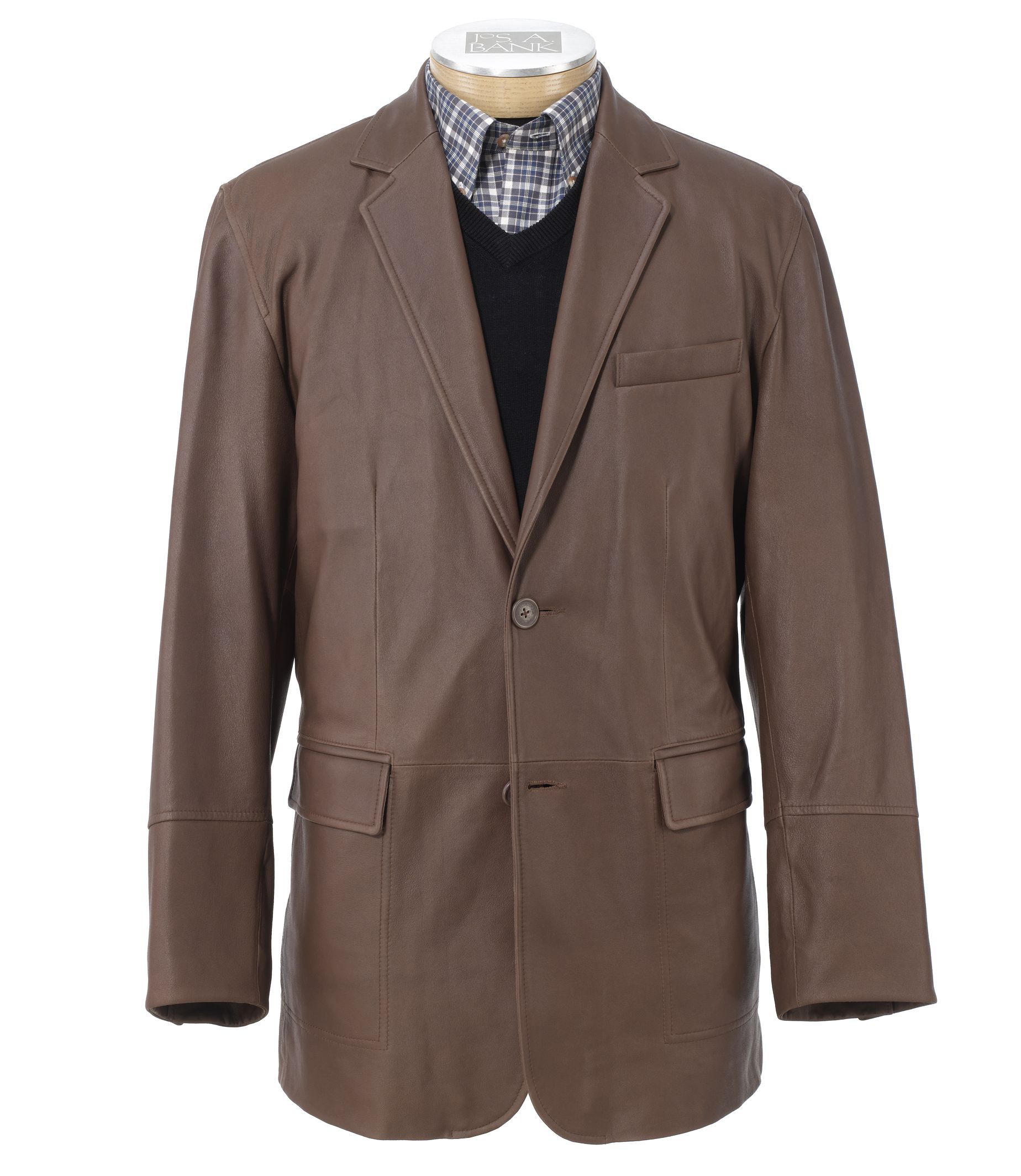 Signature Leather Blazer