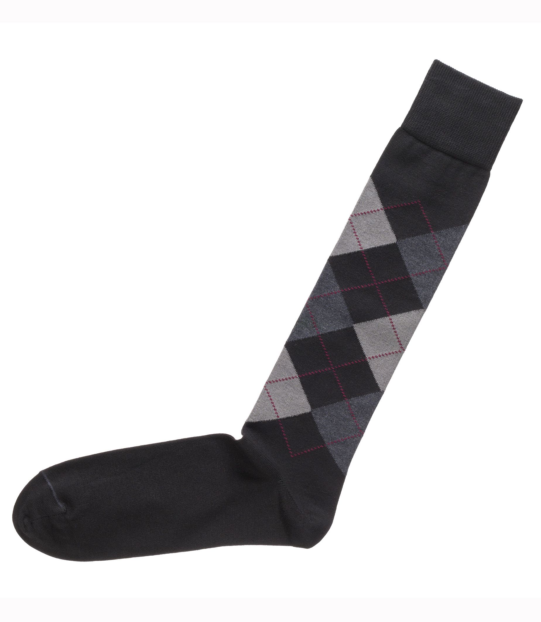 Dress Argyle Over The Calf Socks