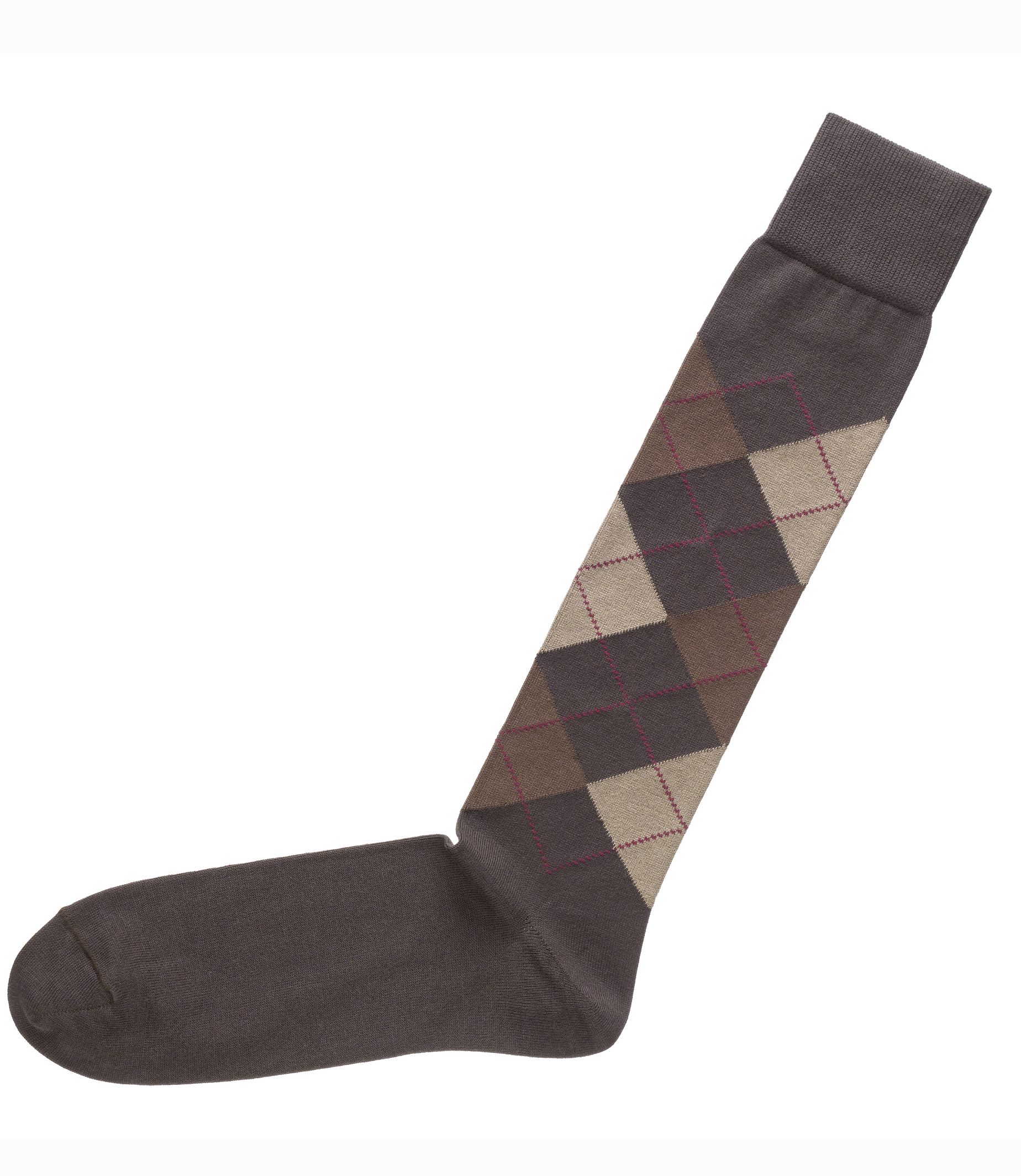 Dress Argyle Over The Calf Socks