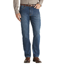 Joseph Abboud Traditional Fit Medium Wash Jeans