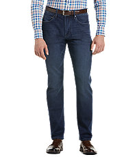 Joseph Abboud Traditional Fit Denim Knit Jeans