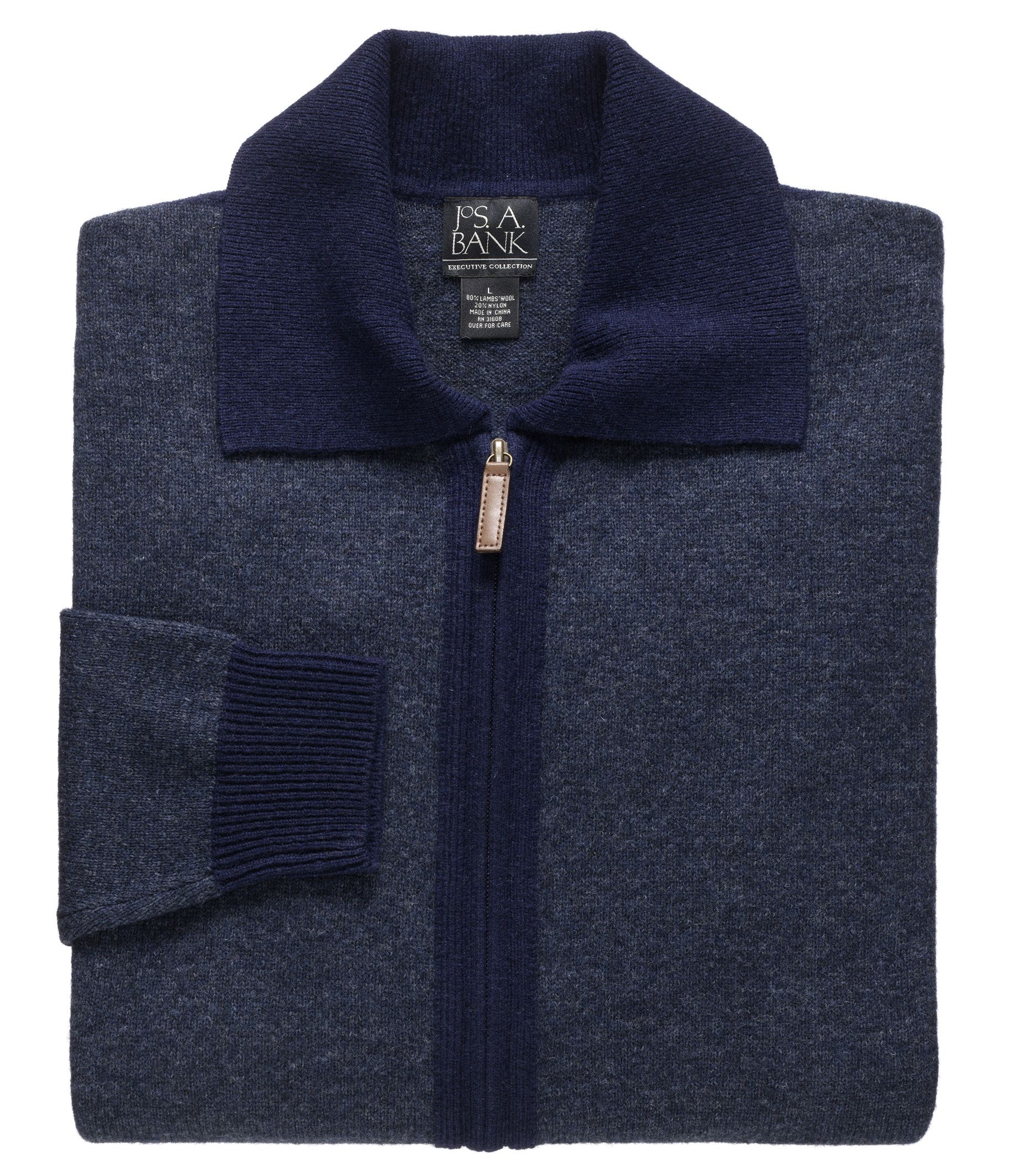 Lambswool Sweater Full-Zip