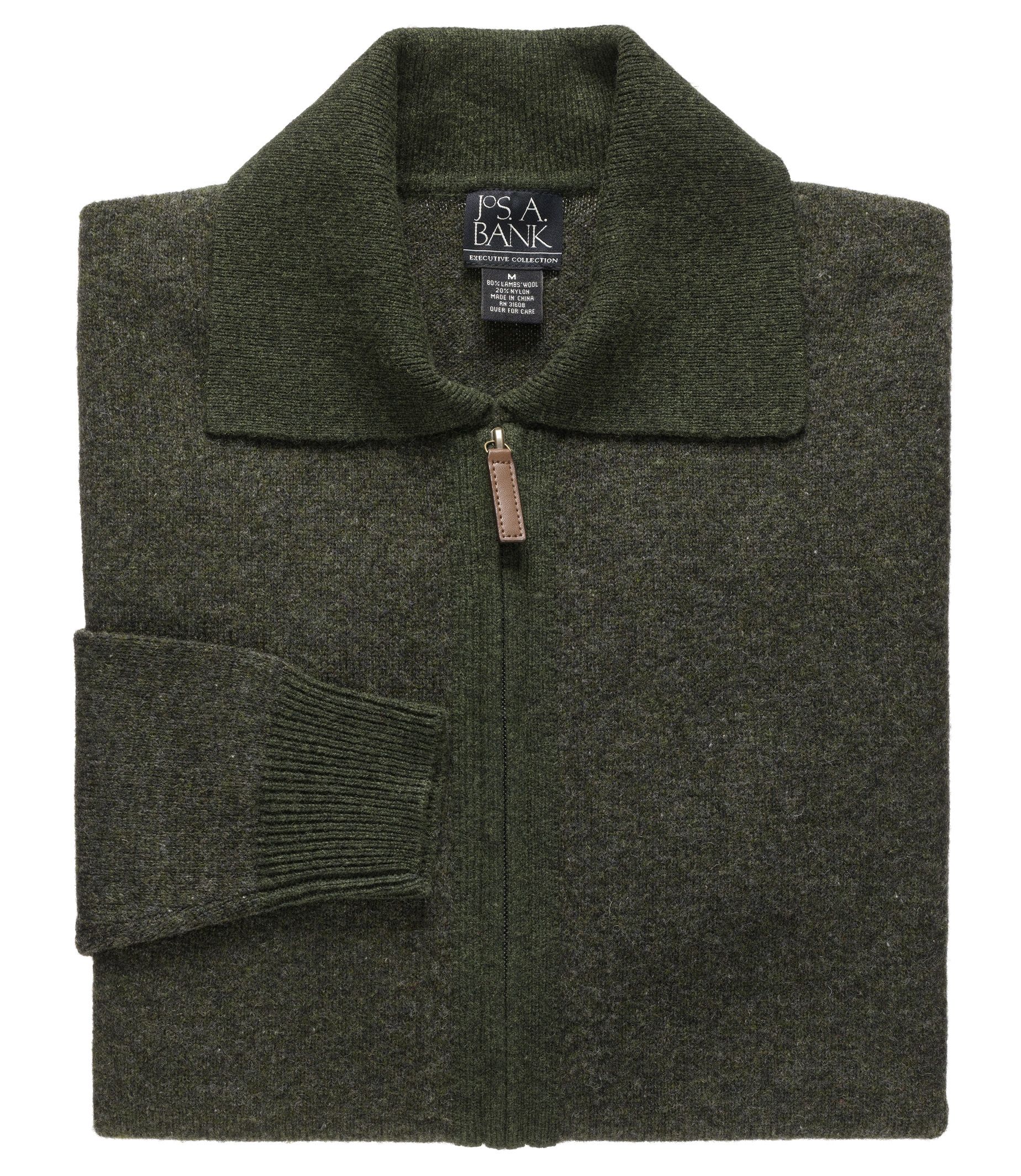 Lambswool Sweater Full-Zip