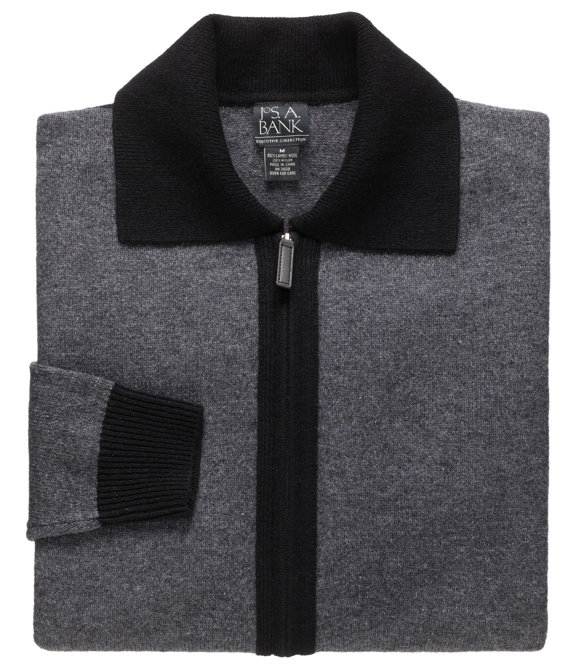 Lambswool Sweater Full-Zip