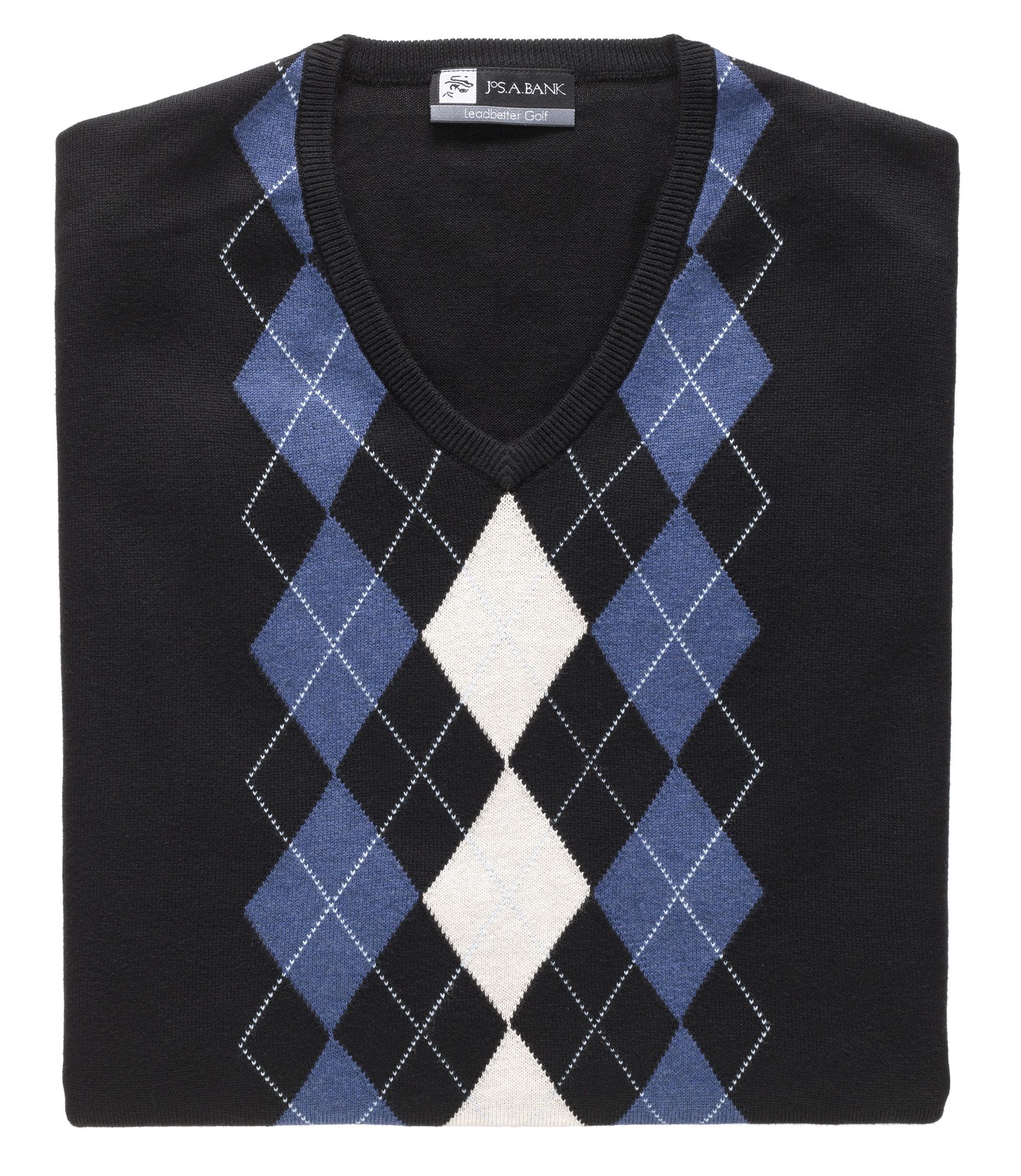 David Leadbetter's Argyle Vest