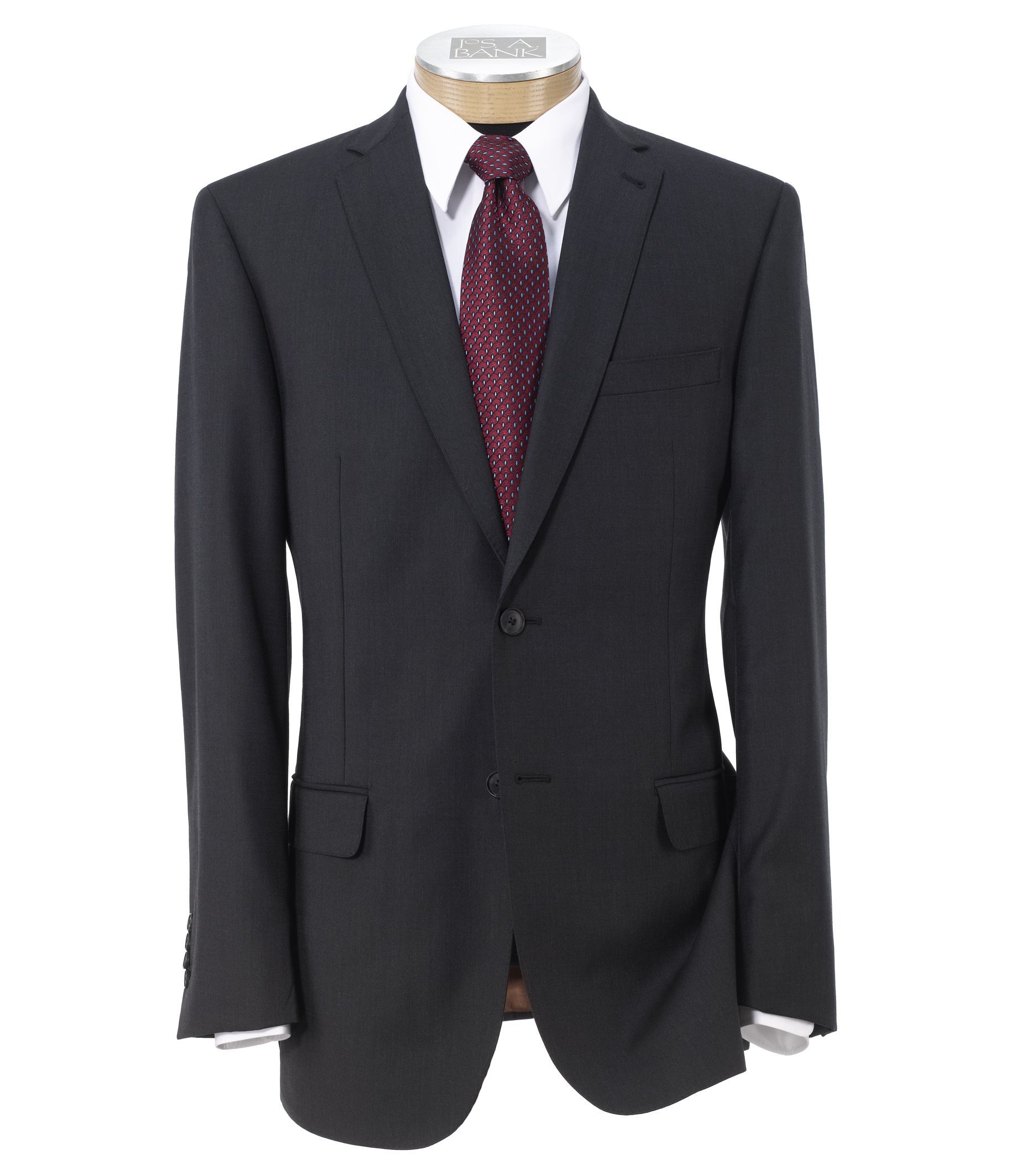 Joseph Slim Fit 2 Button Plain Front Wool Suit Extended Sizes