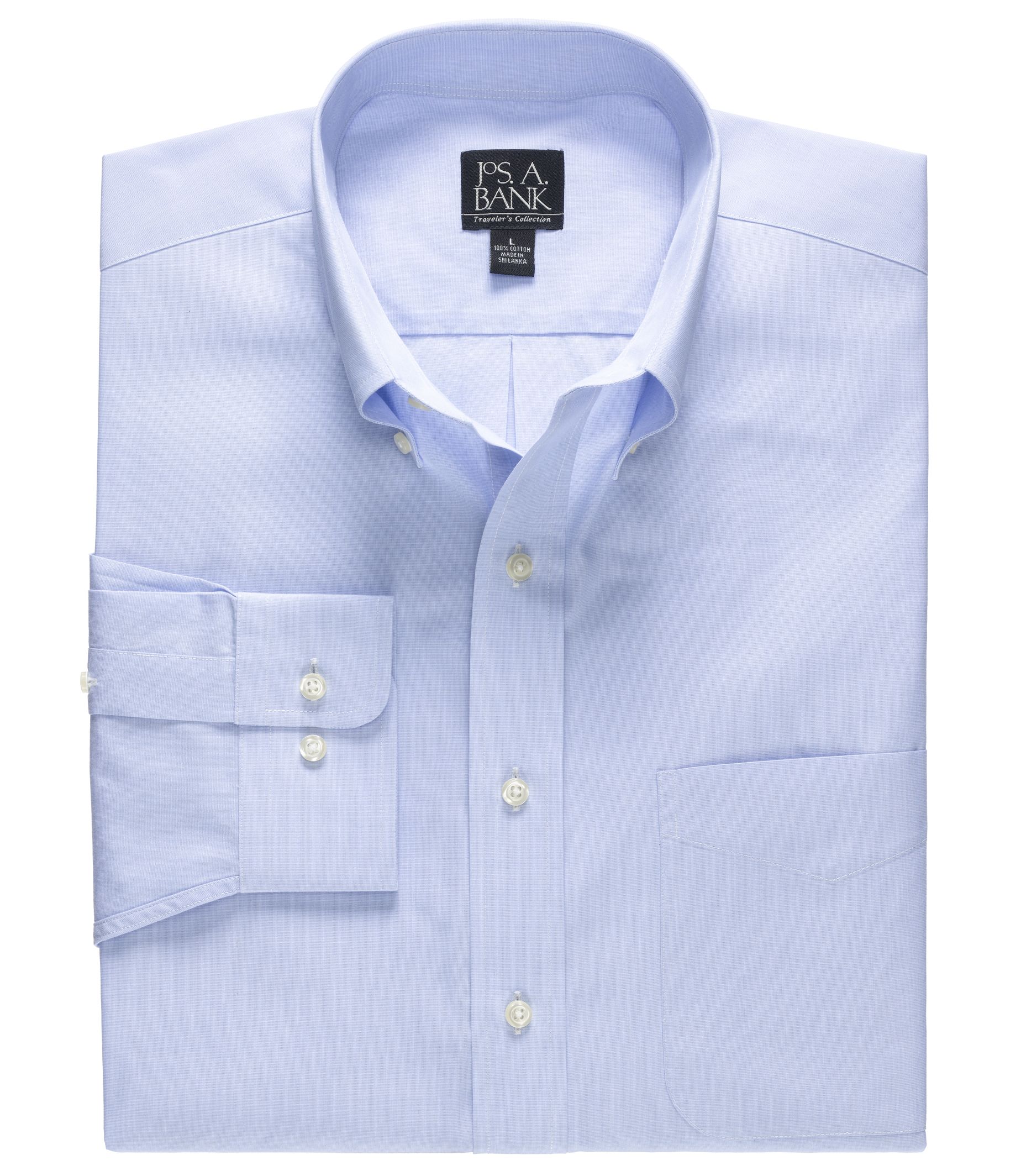 Traveler Buttondown Collar Sportshirt  Tailored Fit