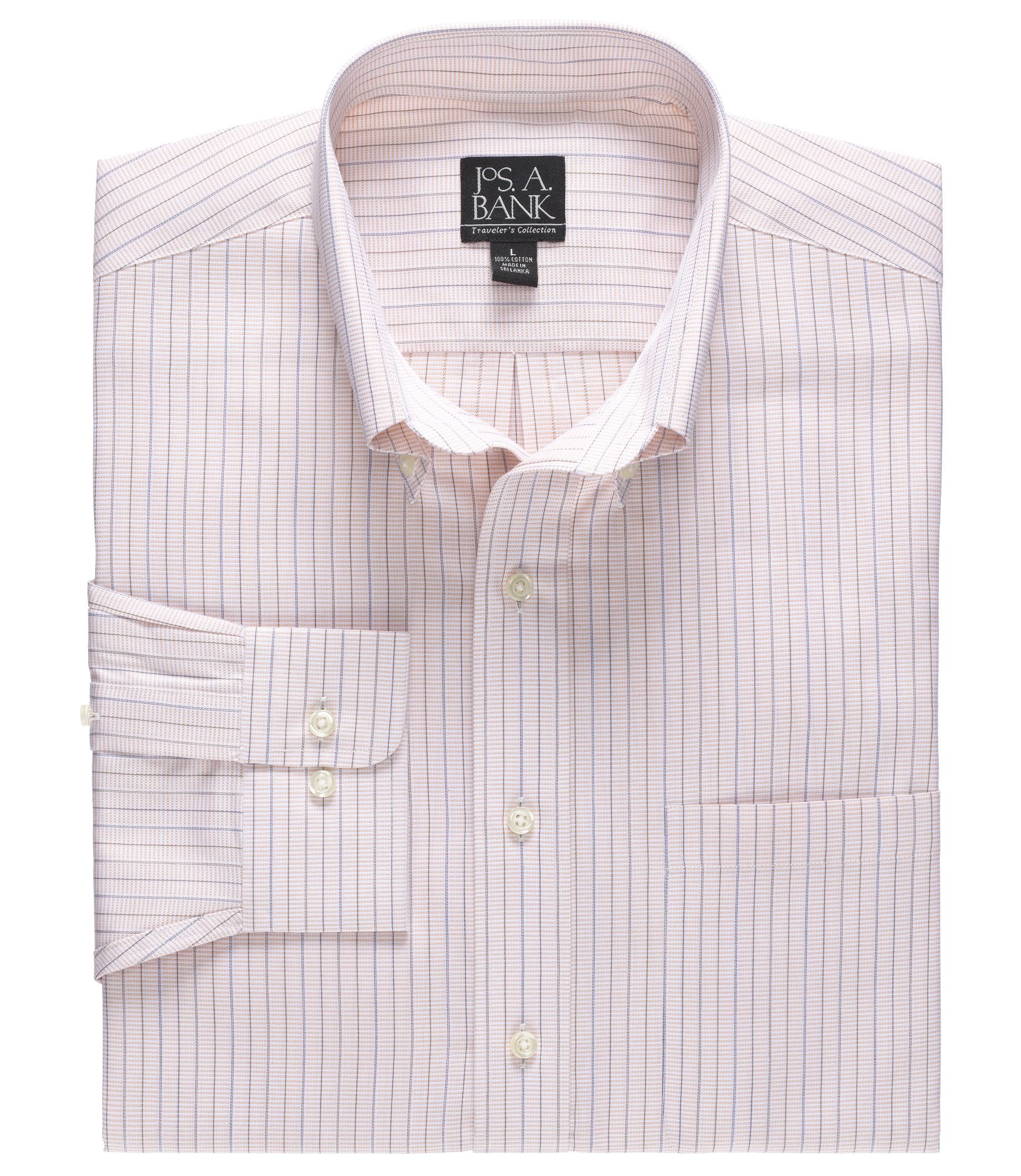 Traveler Patterned Buttondown Collar Sportshirt Big/Tall