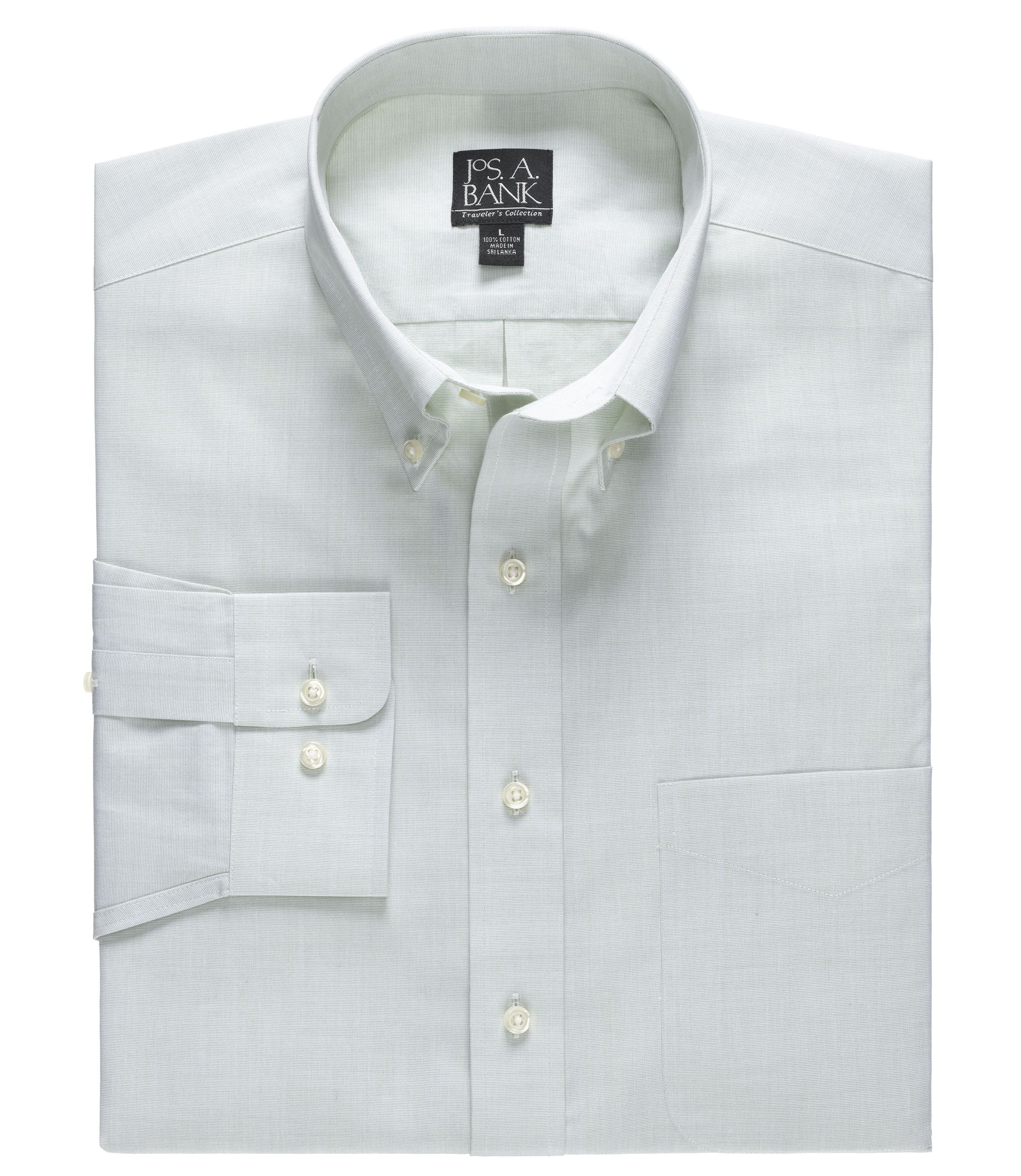 Traveler Buttondown Collar Sportshirt Big/Tall