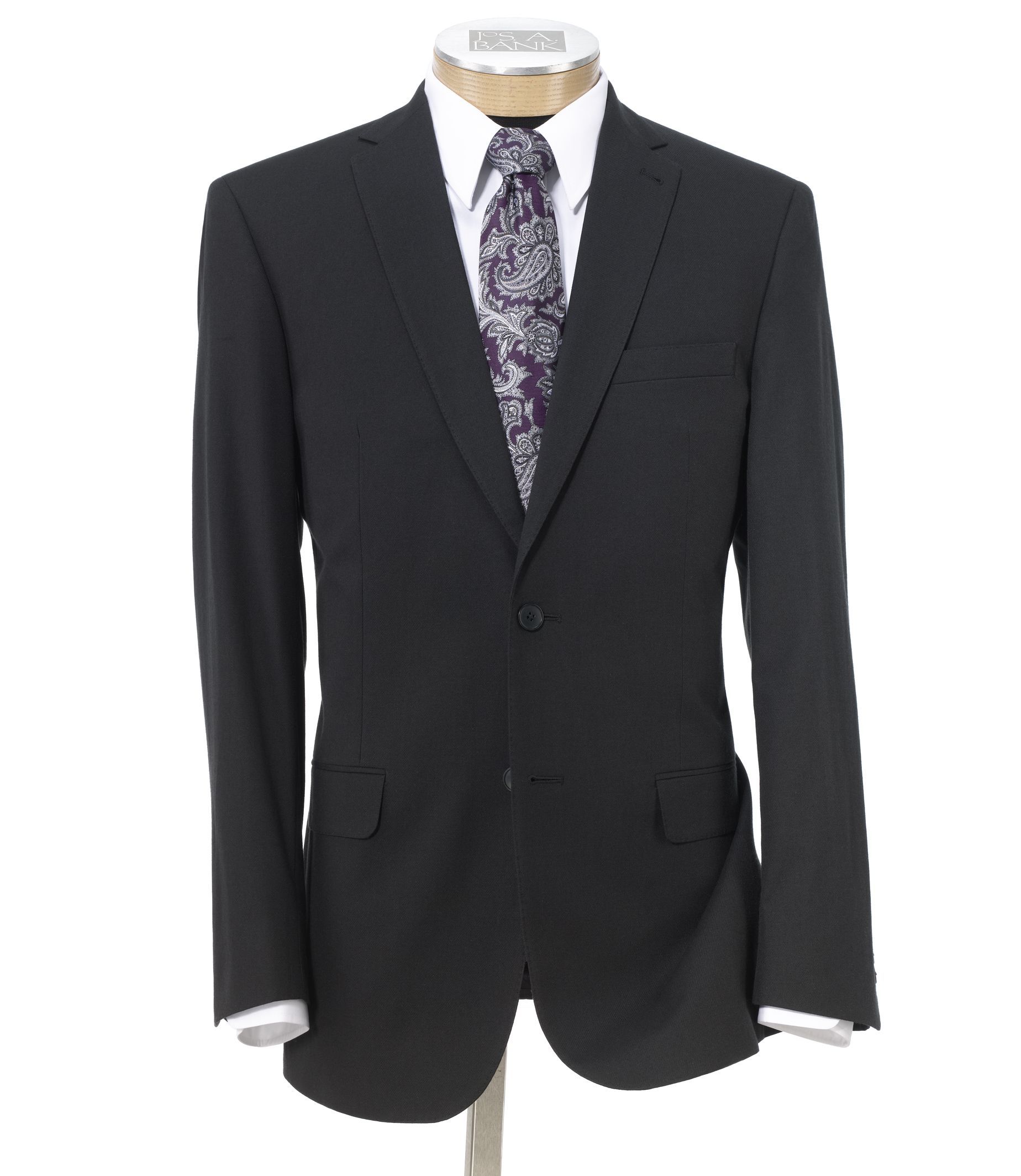 Joseph Slim Fit 2-Button Suits with Plain Front Trousers Extended Sizes
