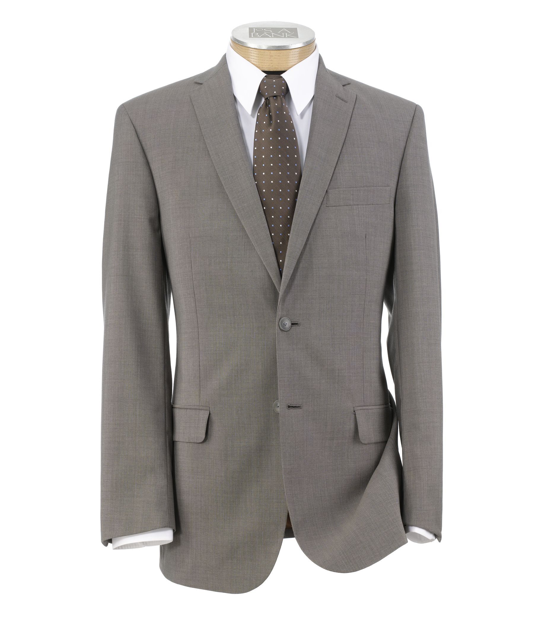 Joseph Slim Fit 2-Button Suits with Plain Front Trousers Extended Sizes