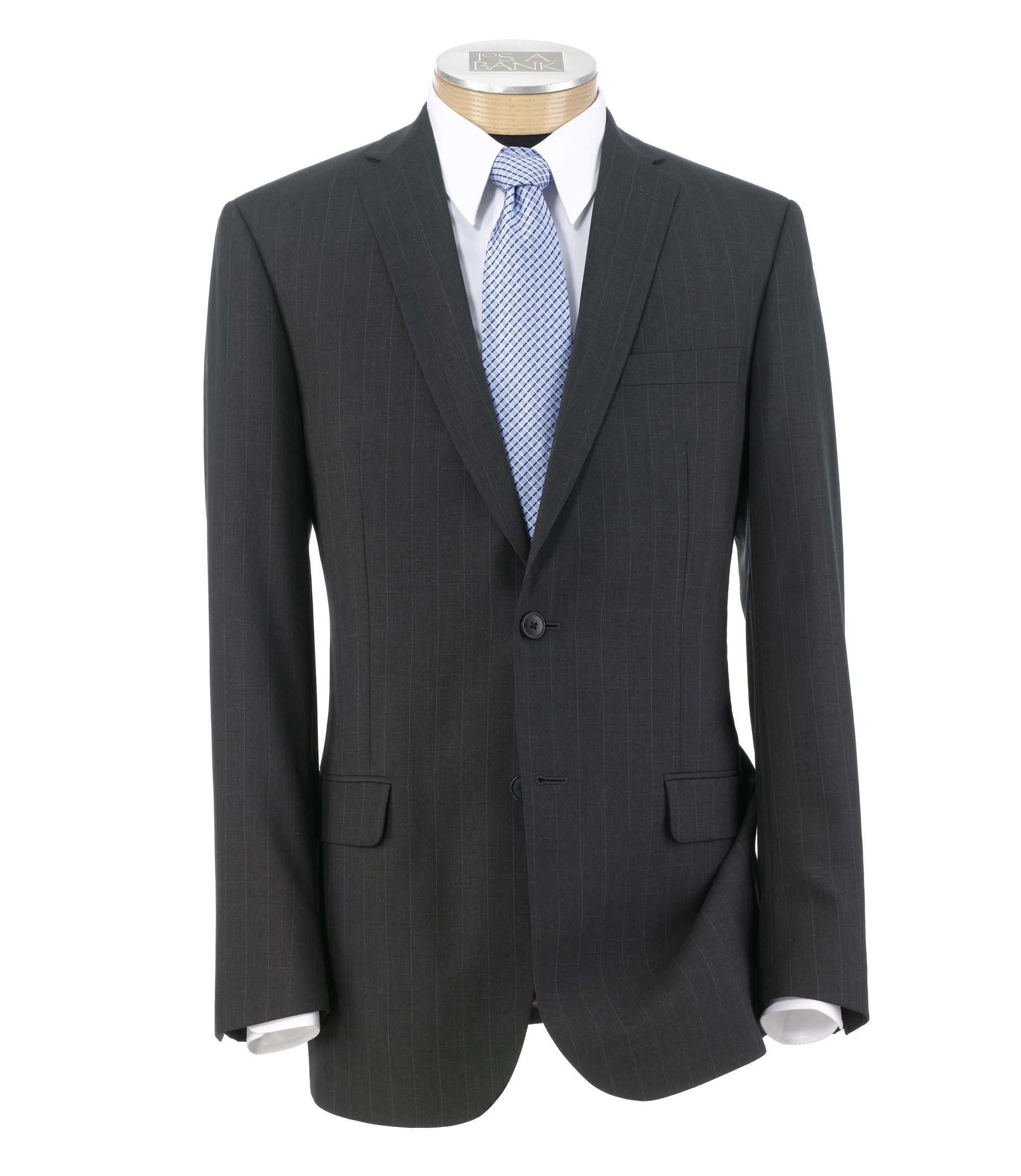 Joseph Slim Fit 2-Button Suits with Plain Front Trousers Extended Sizes