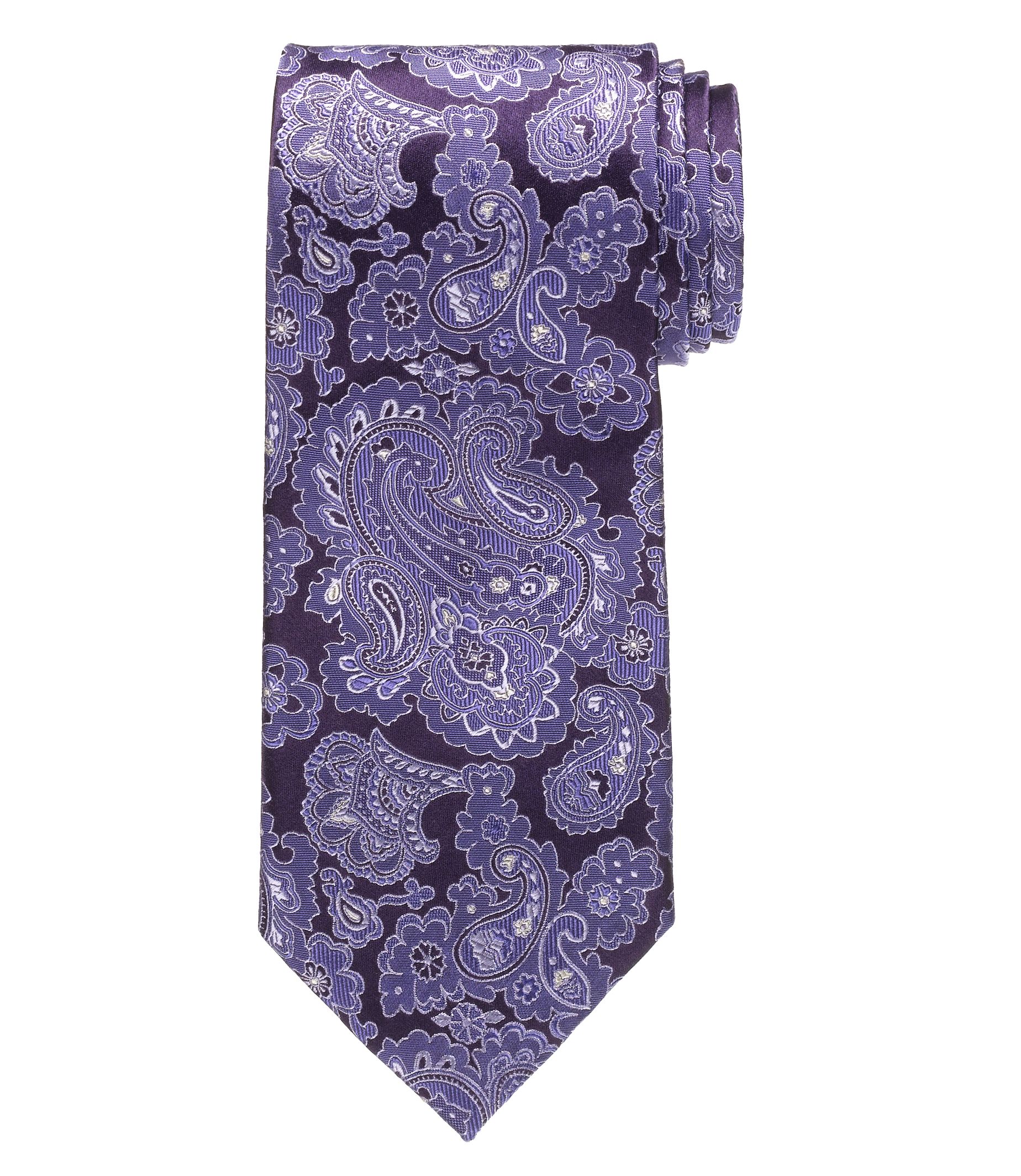 Signature Tonal Paisley Long Tie