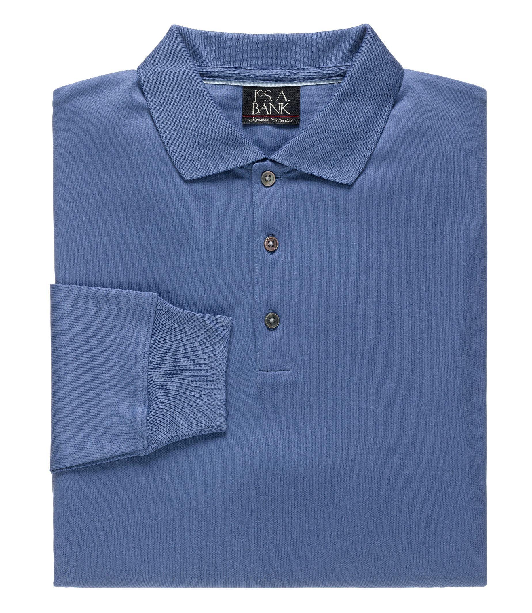 Signature Long-Sleeve Cotton Polo