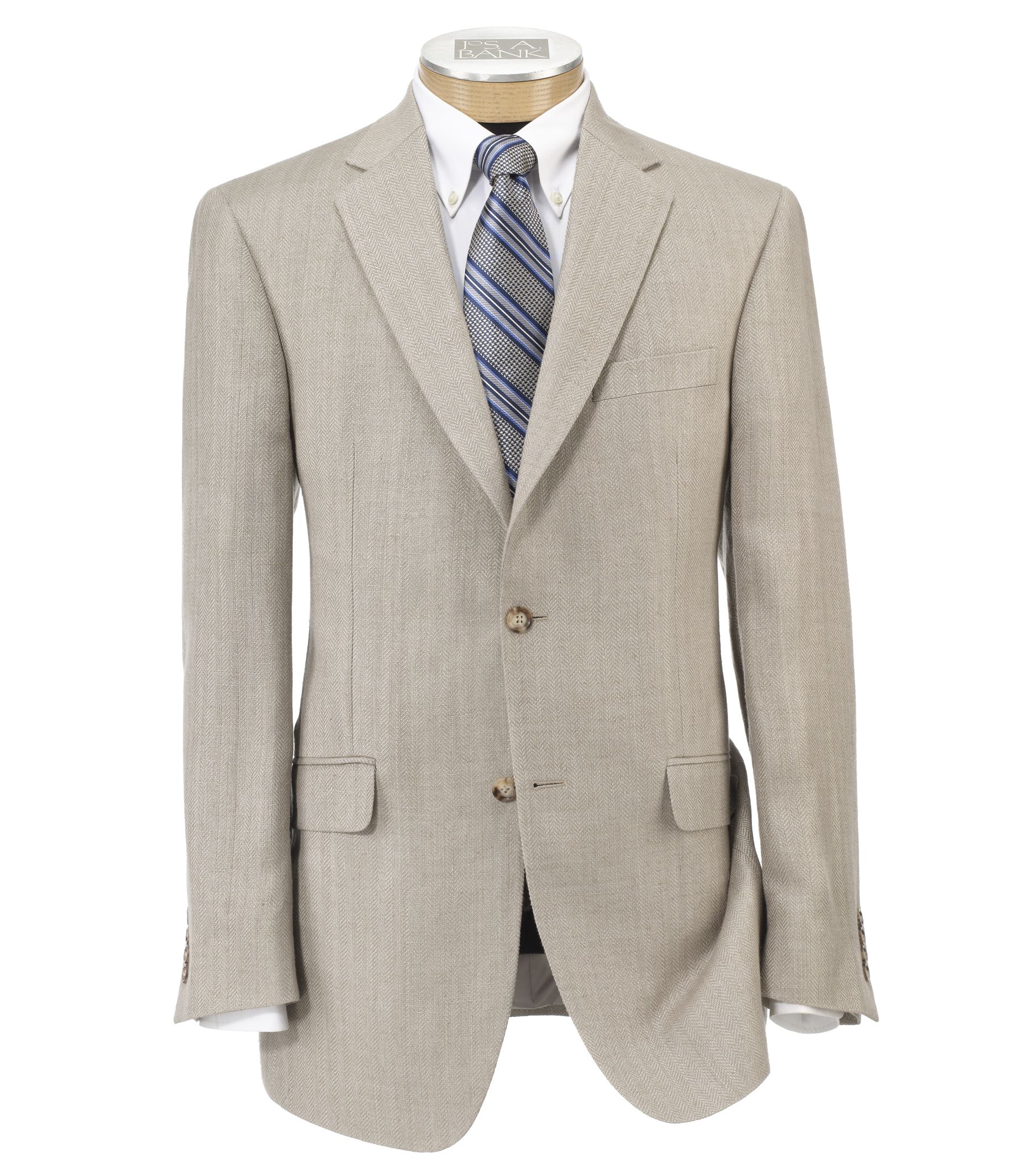 Tropical Blend 2-Button Linen/Silk Sportcoat