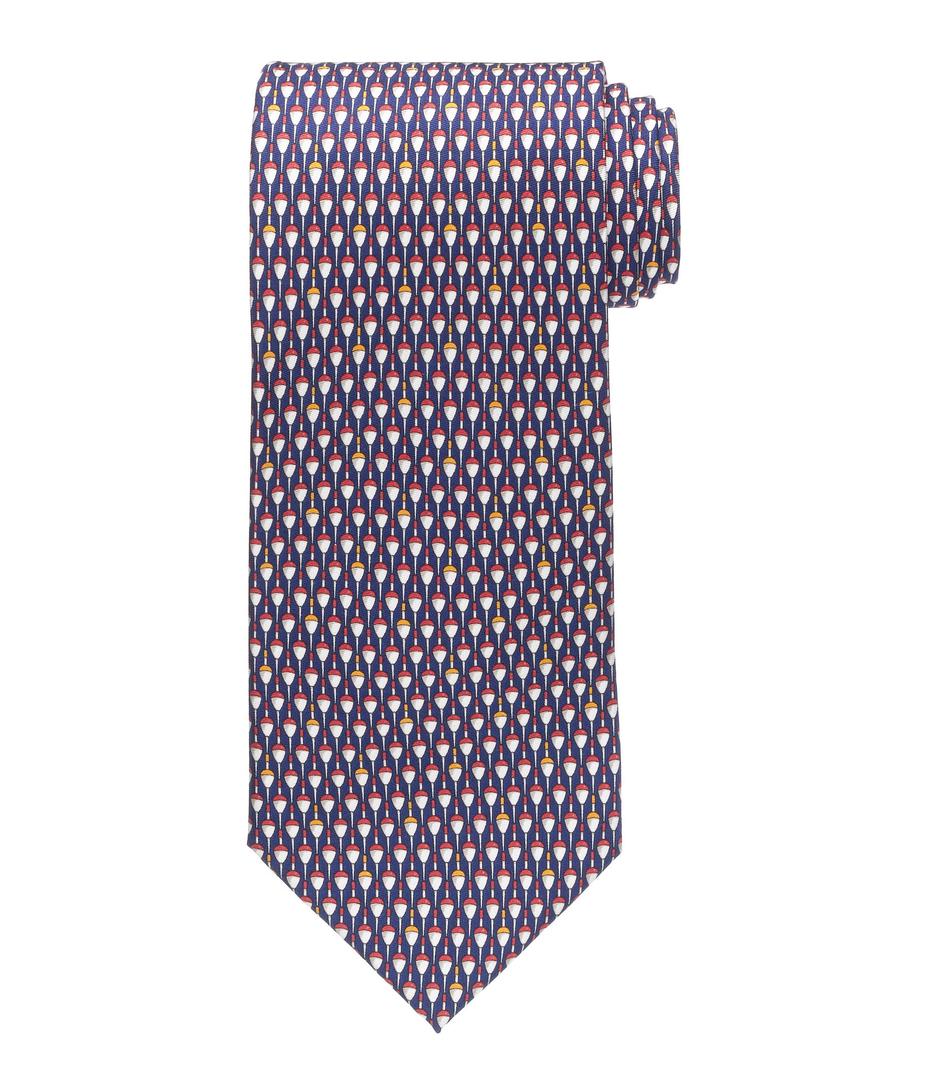 Conversational Patterned Fishing Lures Tie