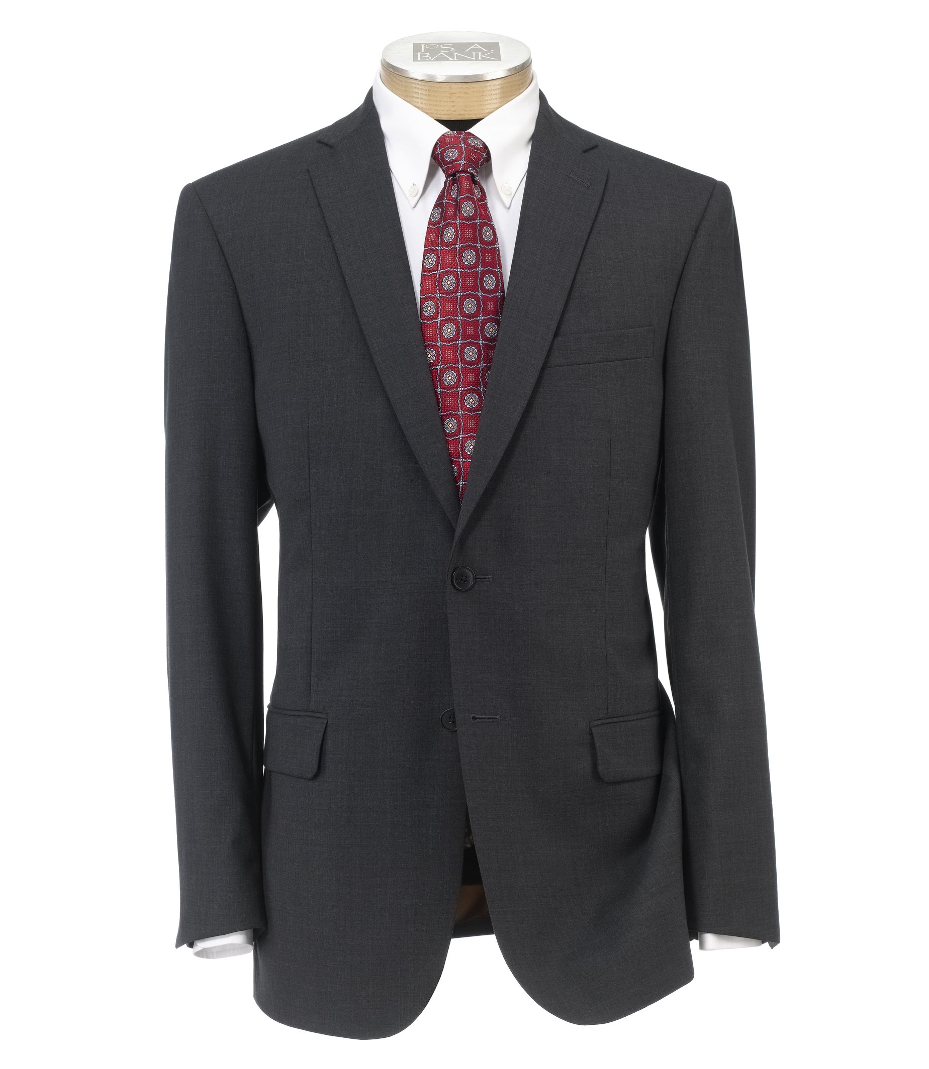 Joseph Slim Fit 2-Button Suits with Plain Front Trousers Extended Sizes