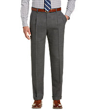 1905 Collection Tailored Fit Pleated Front Side Tab Dress Pants