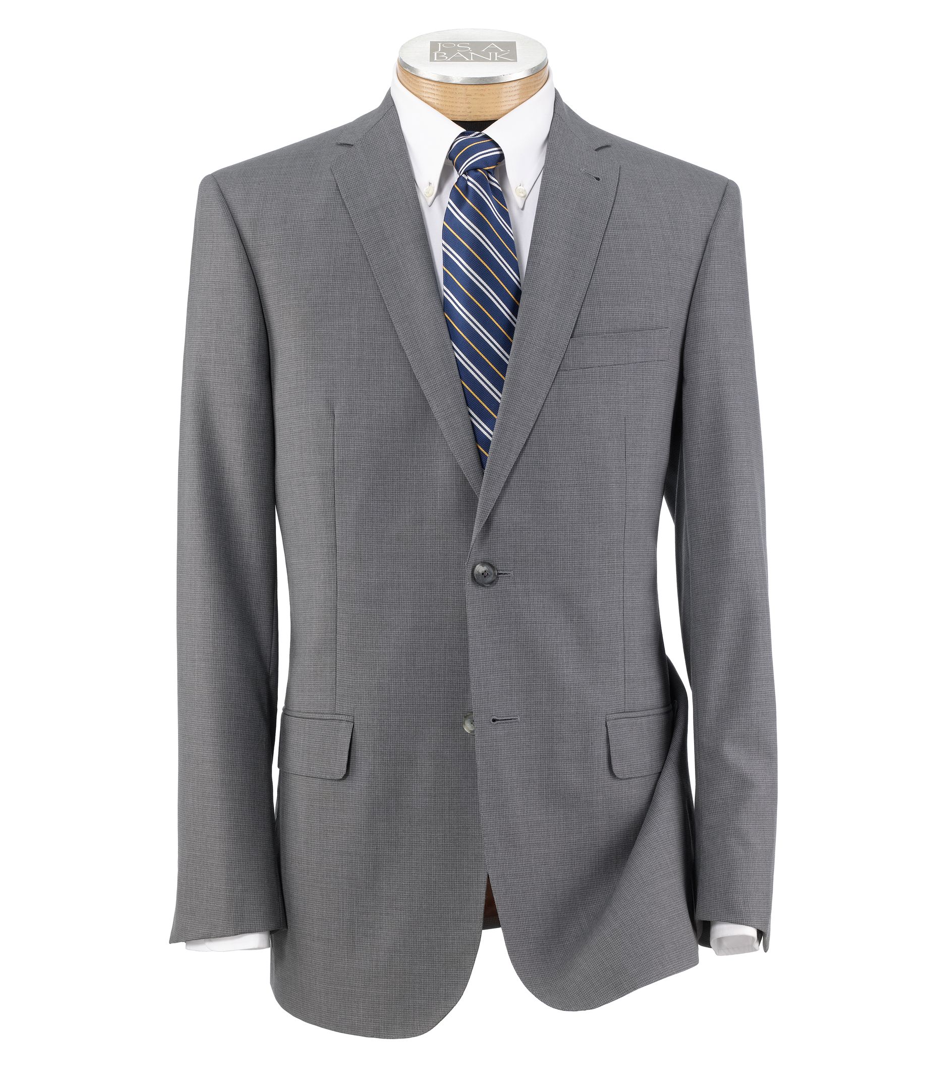 Joseph Slim Fit 2-Button Suits with Plain Front Trousers Extended Sizes