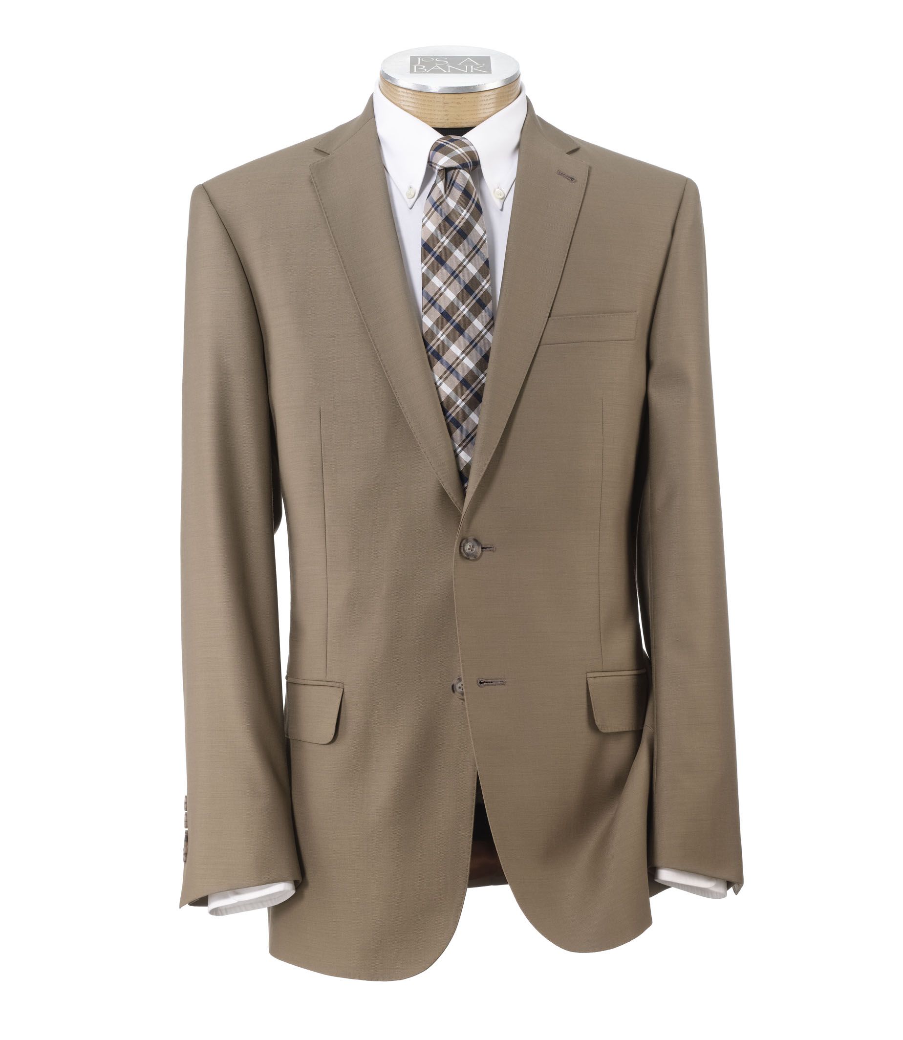 Joseph Slim Fit 2-Button Suits with Plain Front Trousers Extended Sizes
