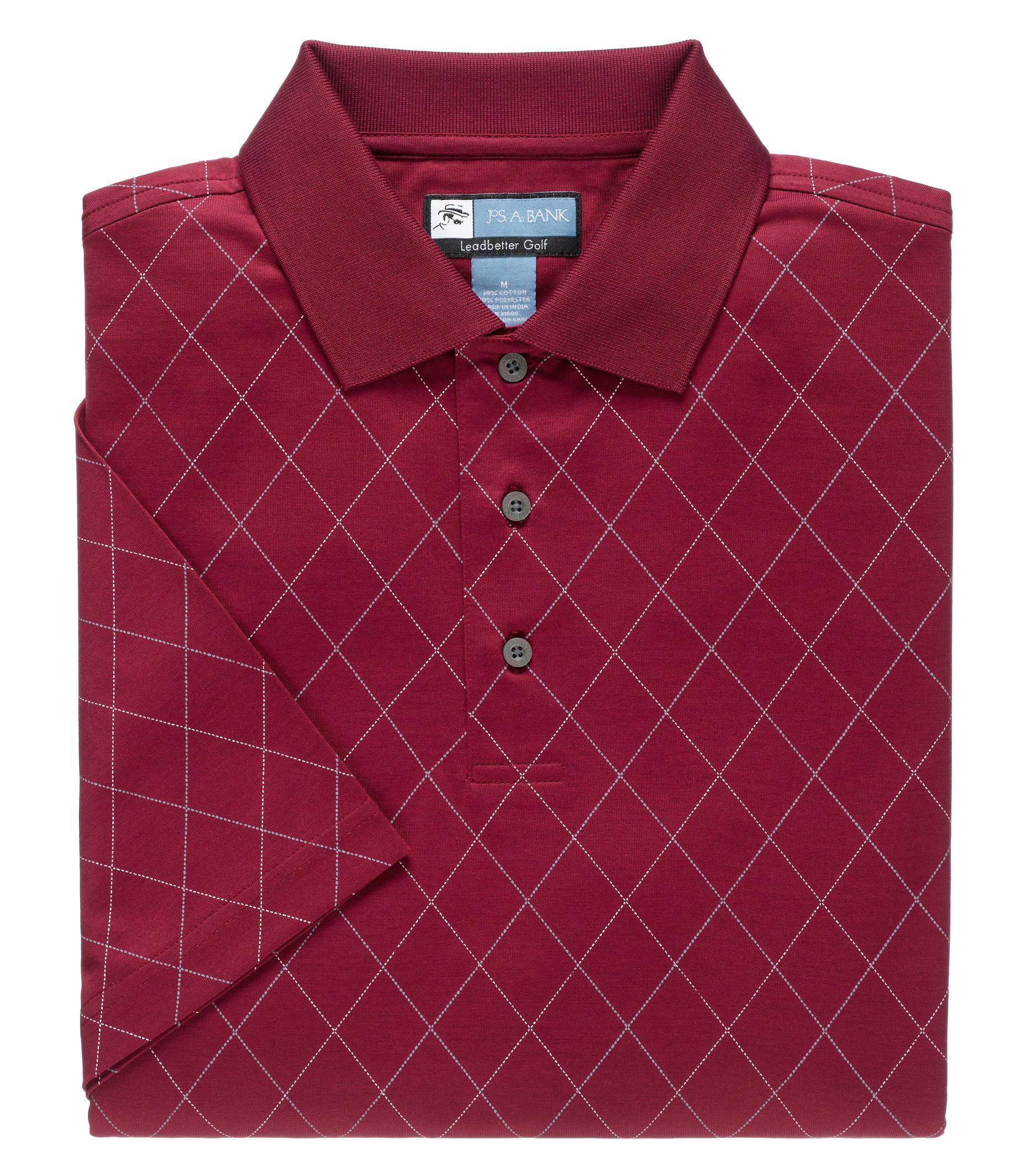 David Leadbetter Stays Cool Polo with Fast-Dry Fabric