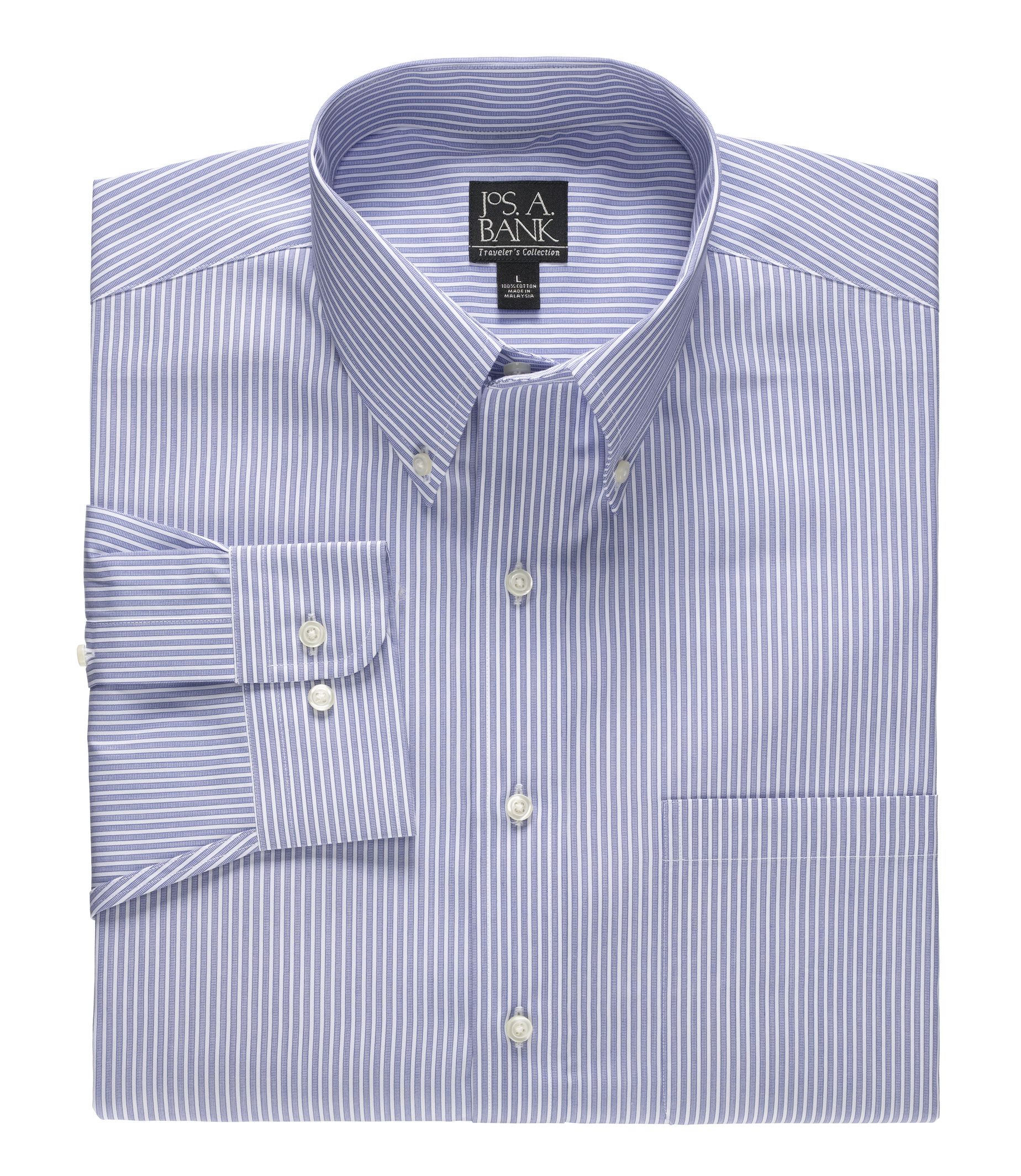 Traveler Long Sleeve ButtonDown Collar Sportshirt