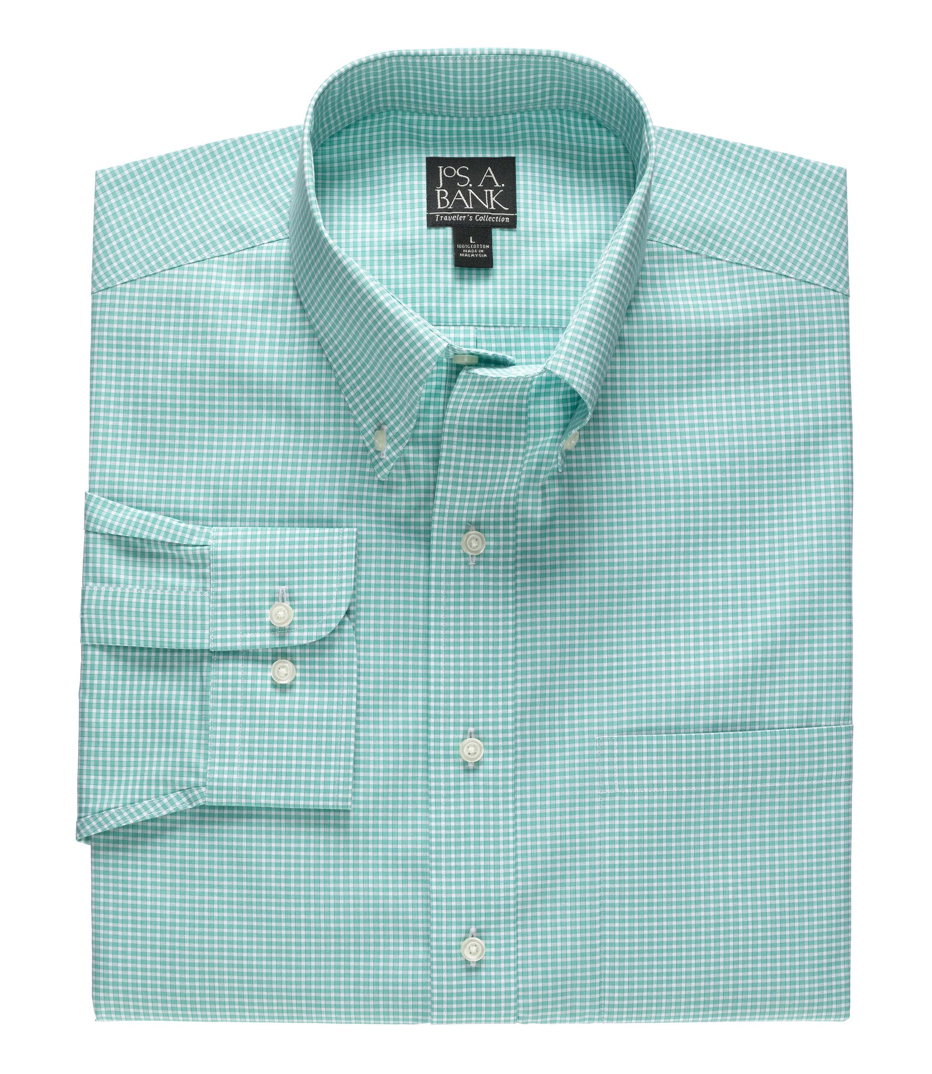 Traveler Long Sleeve ButtonDown Collar Sportshirt