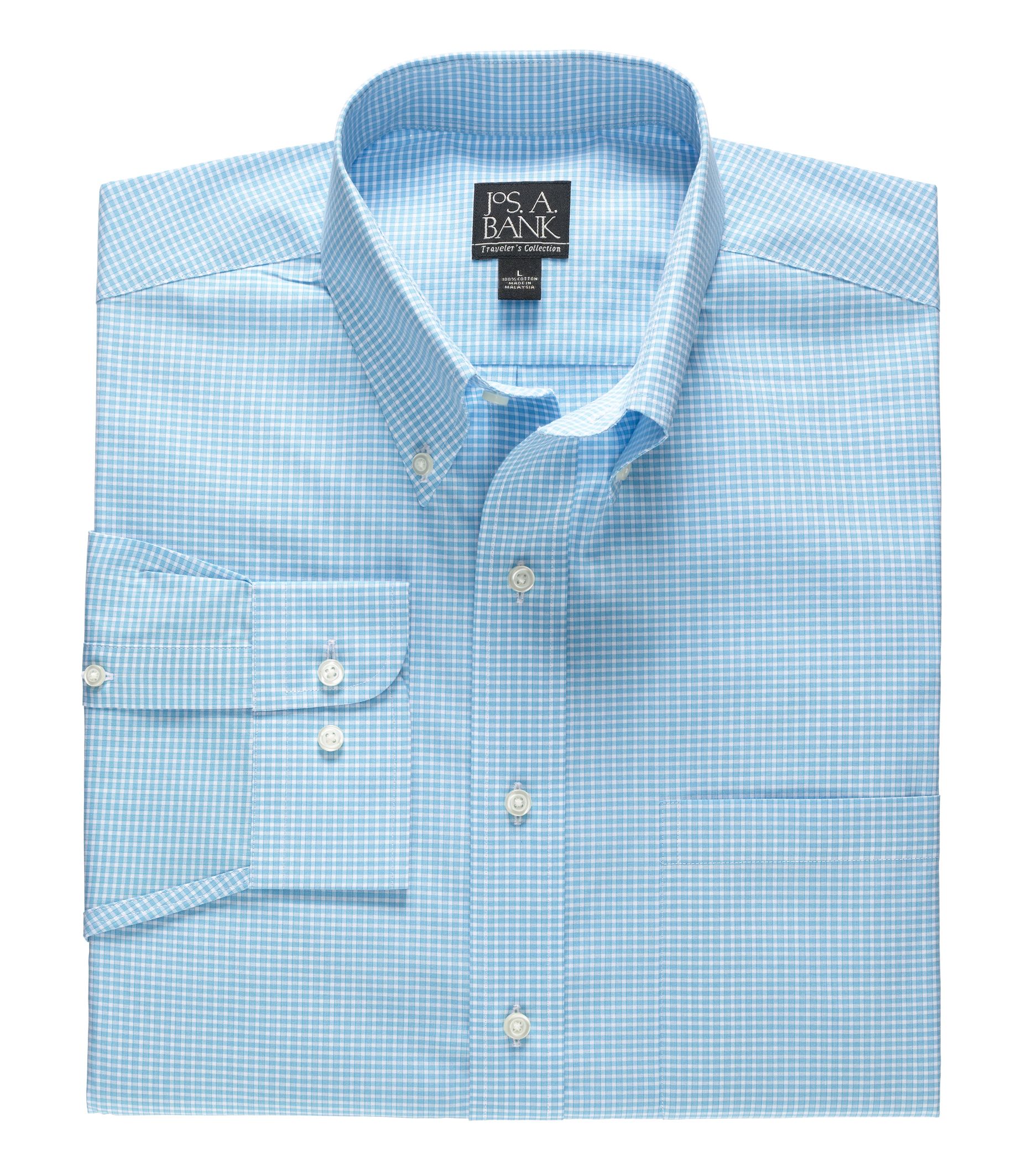 Traveler Long Sleeve ButtonDown Collar Sportshirt