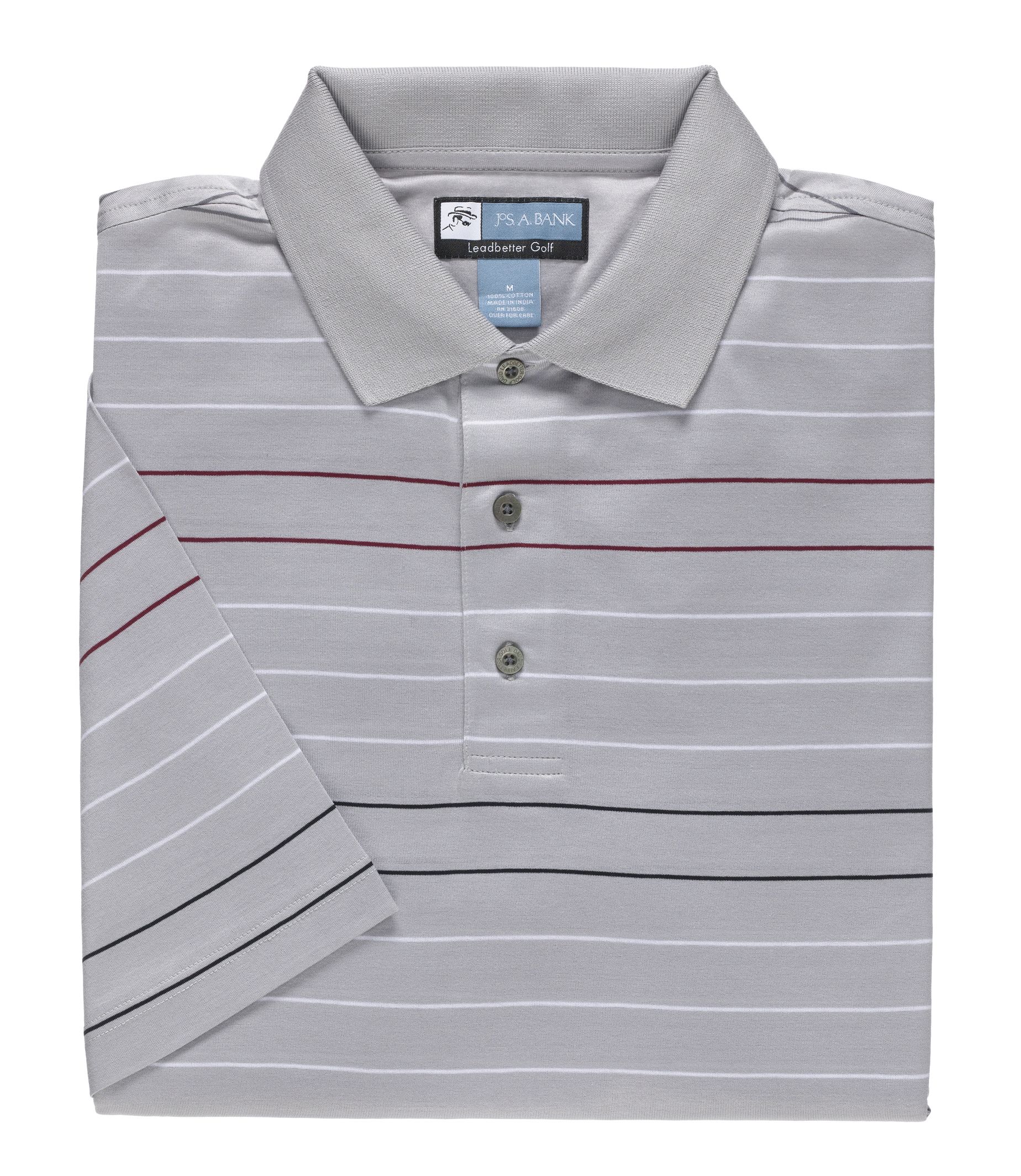 David Leadbetter Stays Cool Pattern Polo