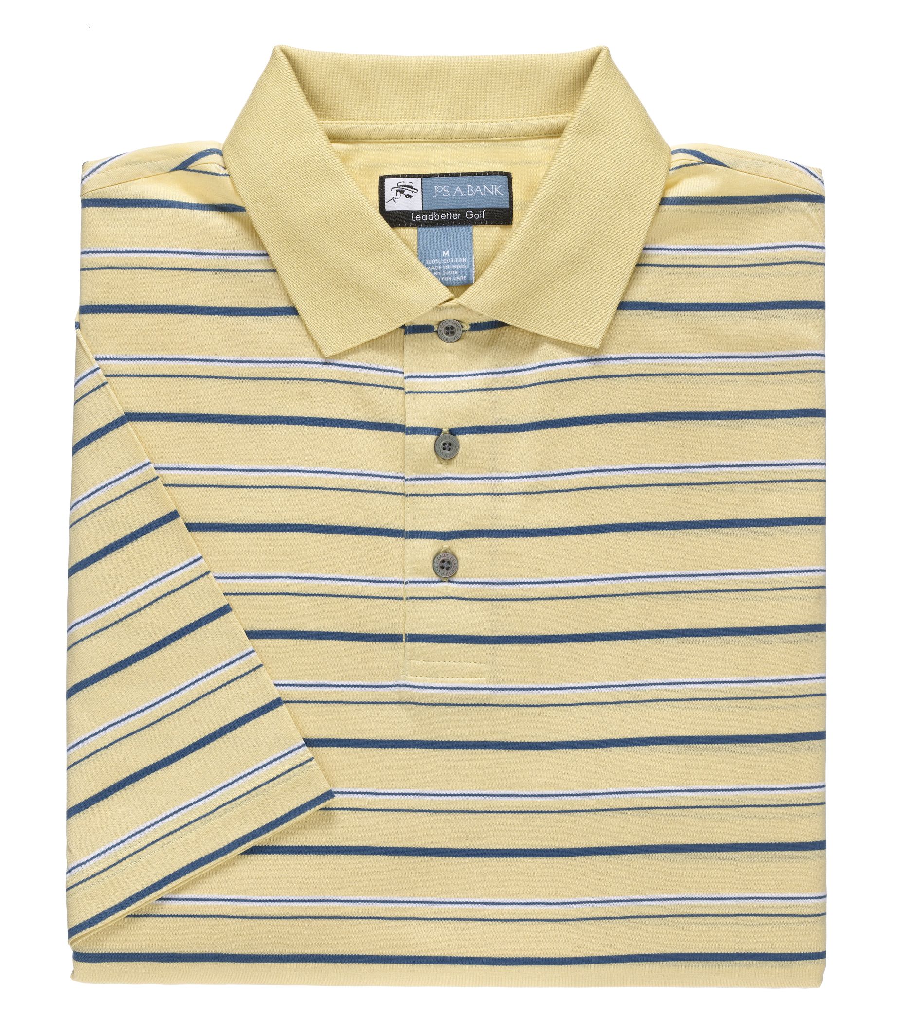 David Leadbetter Stays Cool Multi Stripe Polo