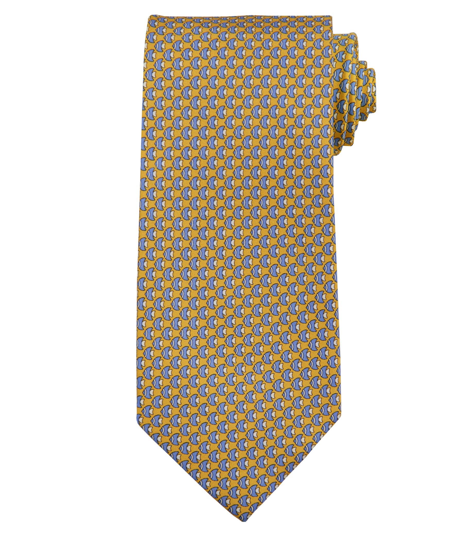 Conversational Allover Fish Tie