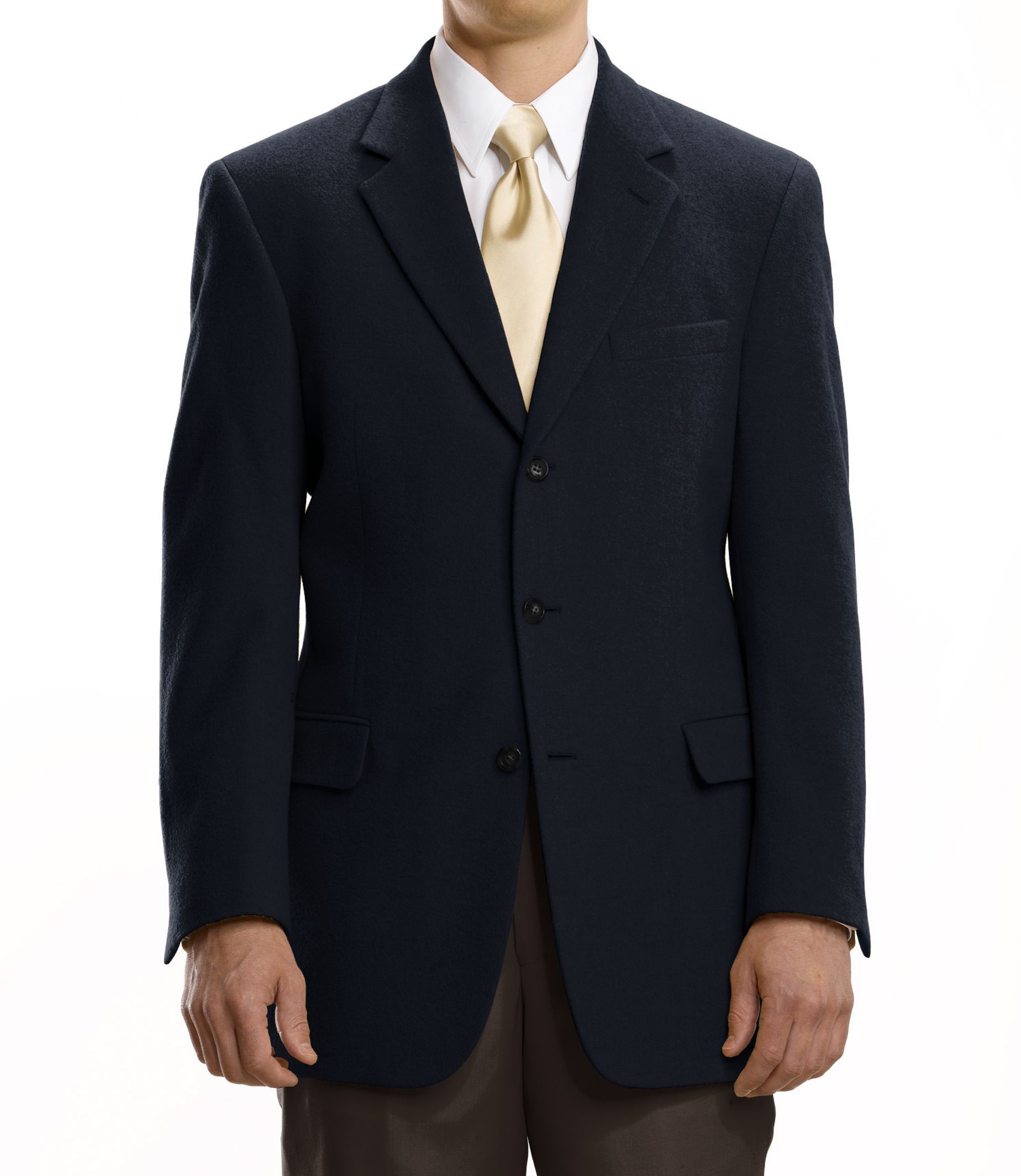 Executive 3-Button Camelhair Blazer