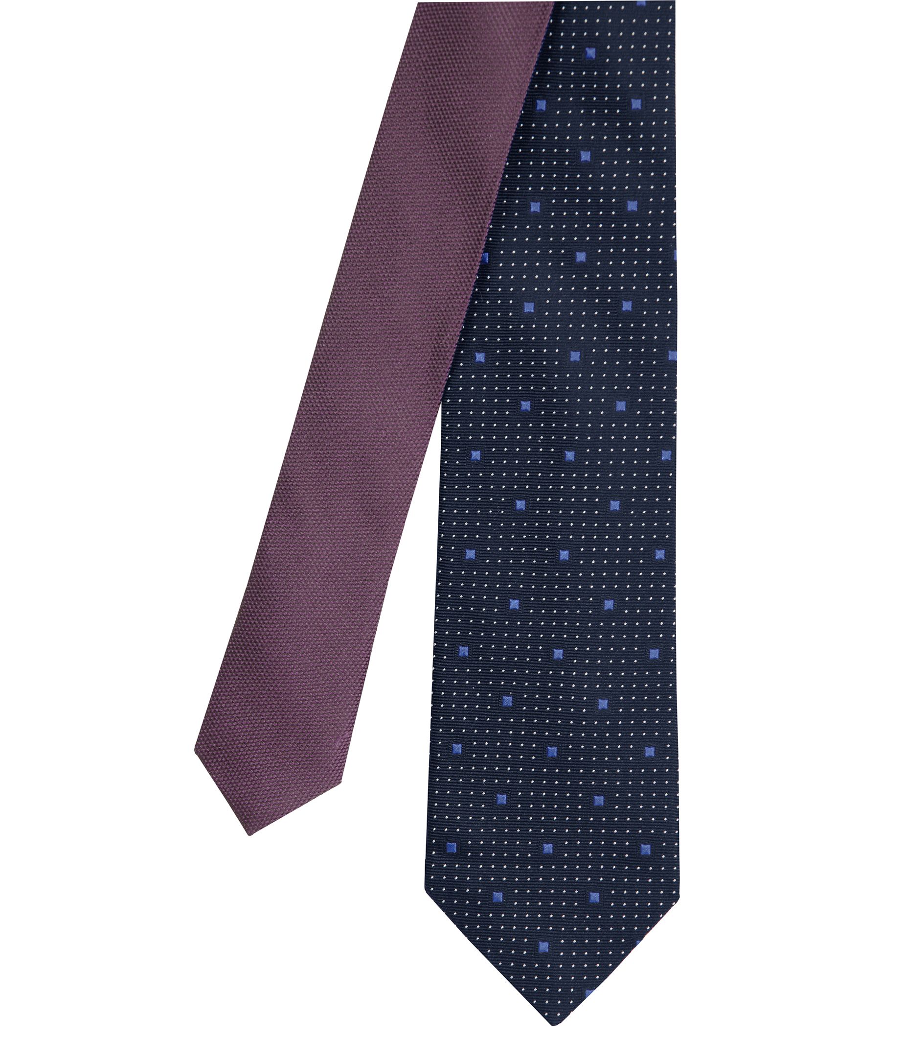 Joseph Slim Dots with Squares Tie