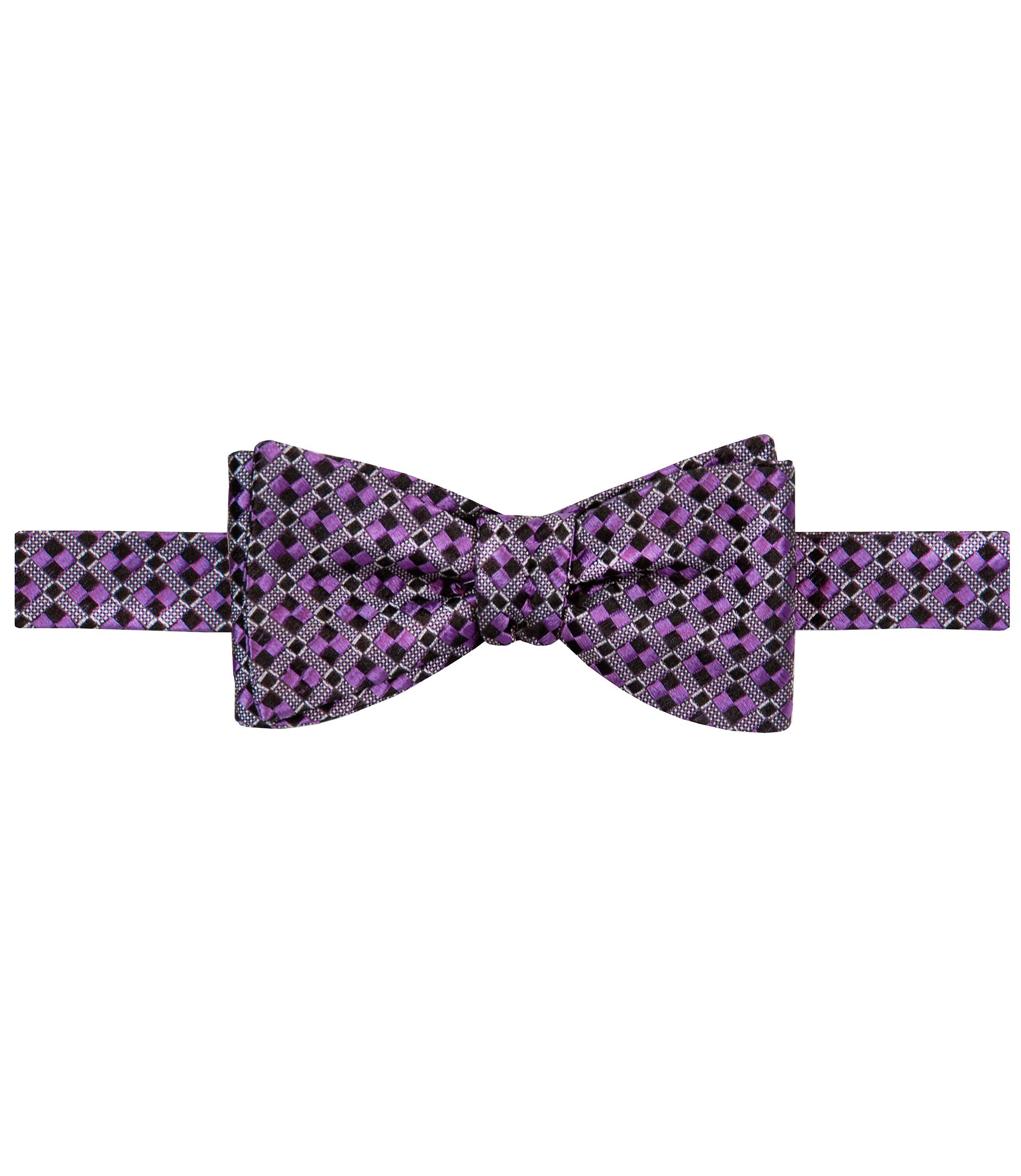 Executive Checkerboard Squares Bow Tie | Fanix