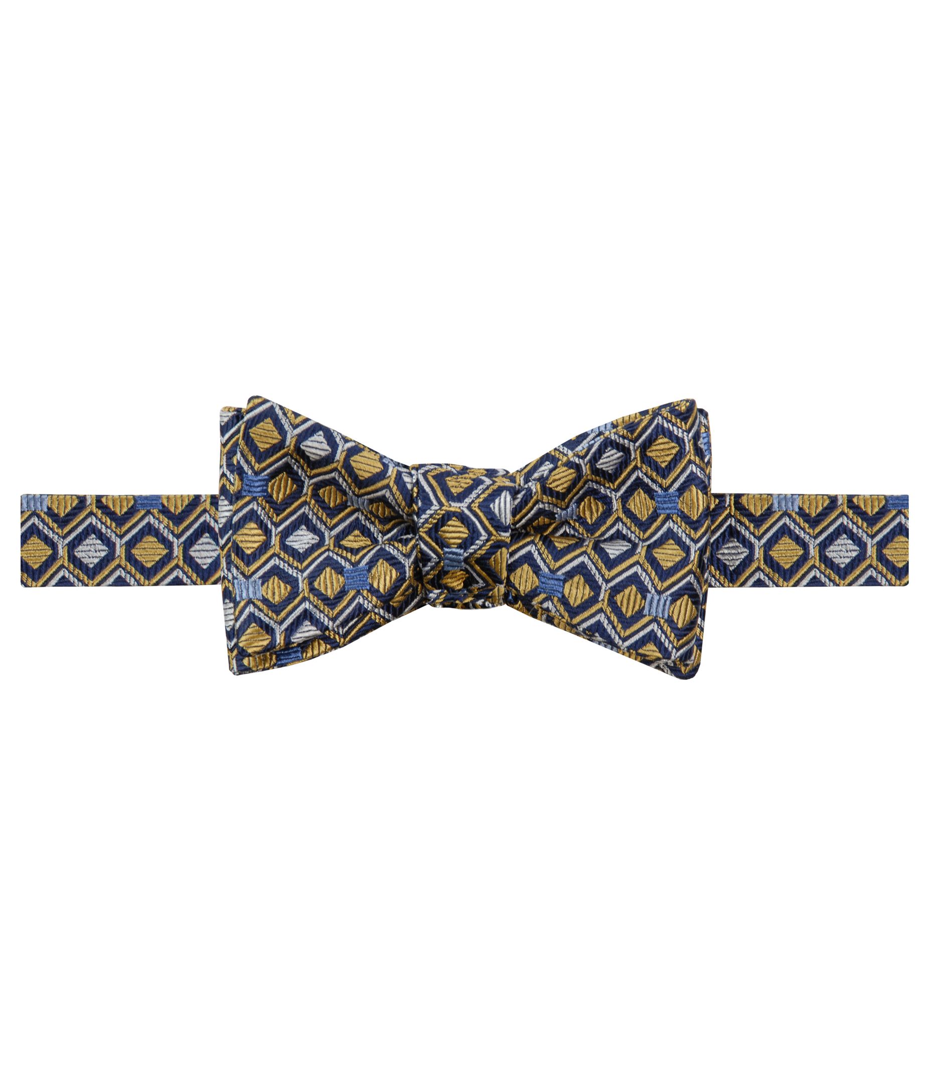 Executive Geometric Squares Bow Tie Wikimba