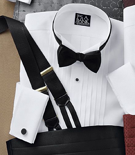 Traditional Formal Wing Collar Dress Shirt Big or Tall