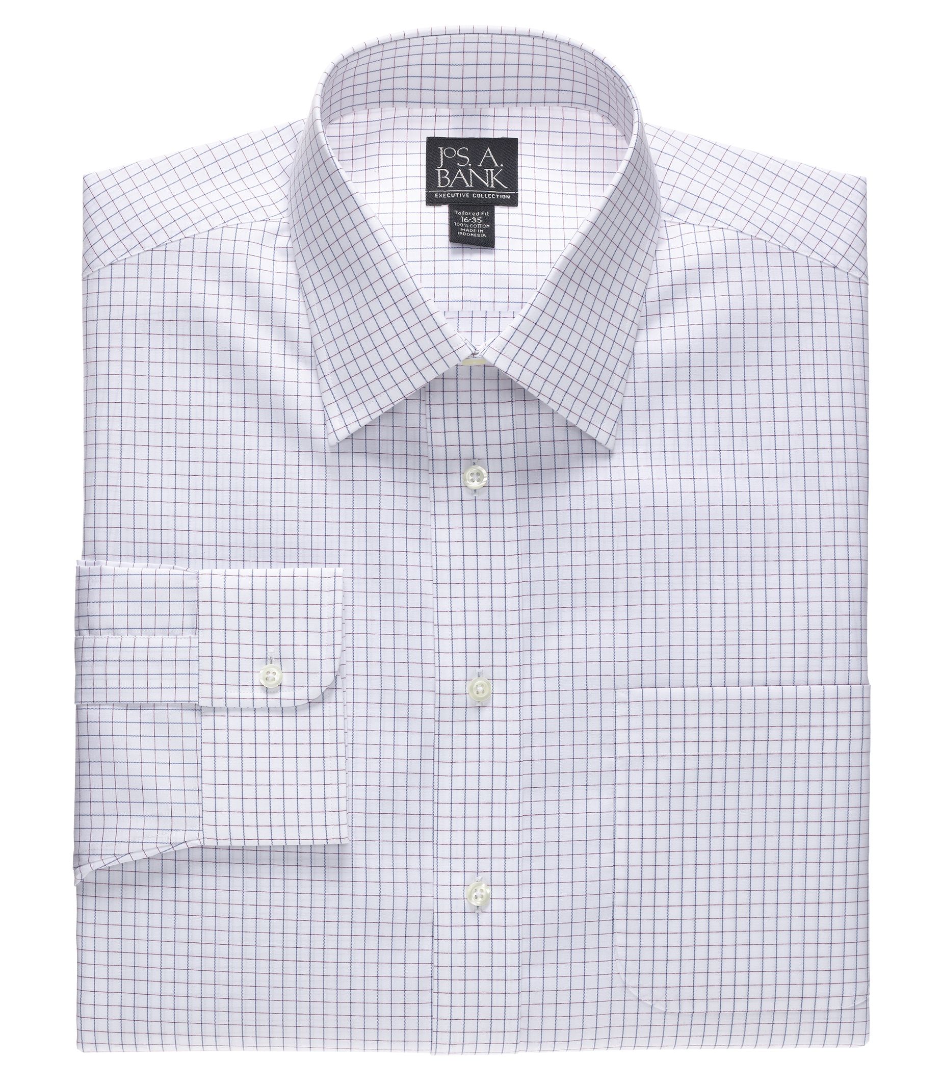 Executive Tailored Fit Spread Collar Dress Shirt