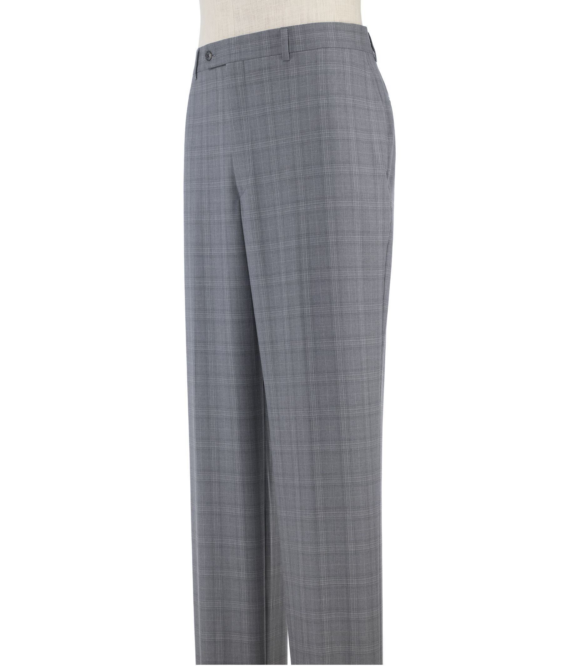 Wool Trousers with Technical Details