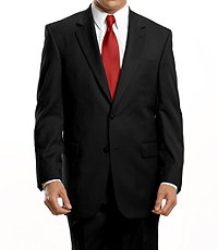 Signature Collection Traditional Fit Men's Suit with Pleated Front Pants