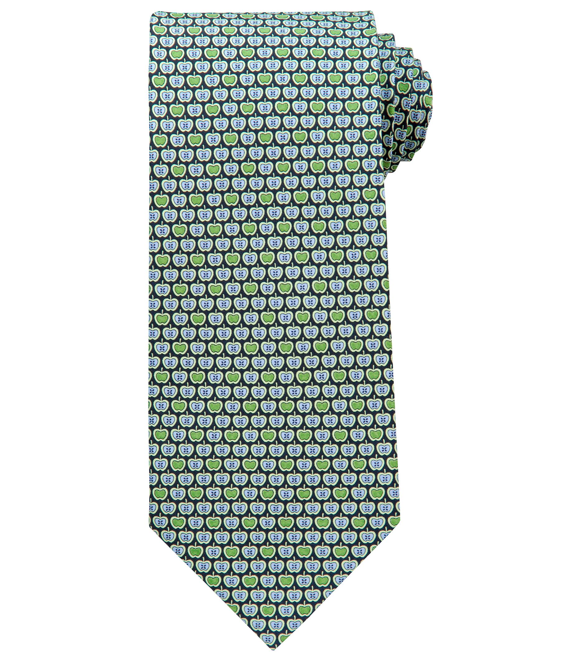 Conversational Apple Halves Tie | Livebuzz