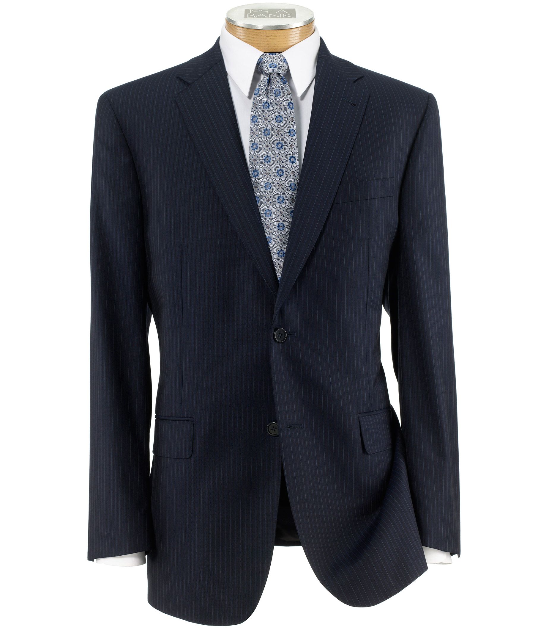 Signature Gold 2-Button Wool Pleated Front Suit