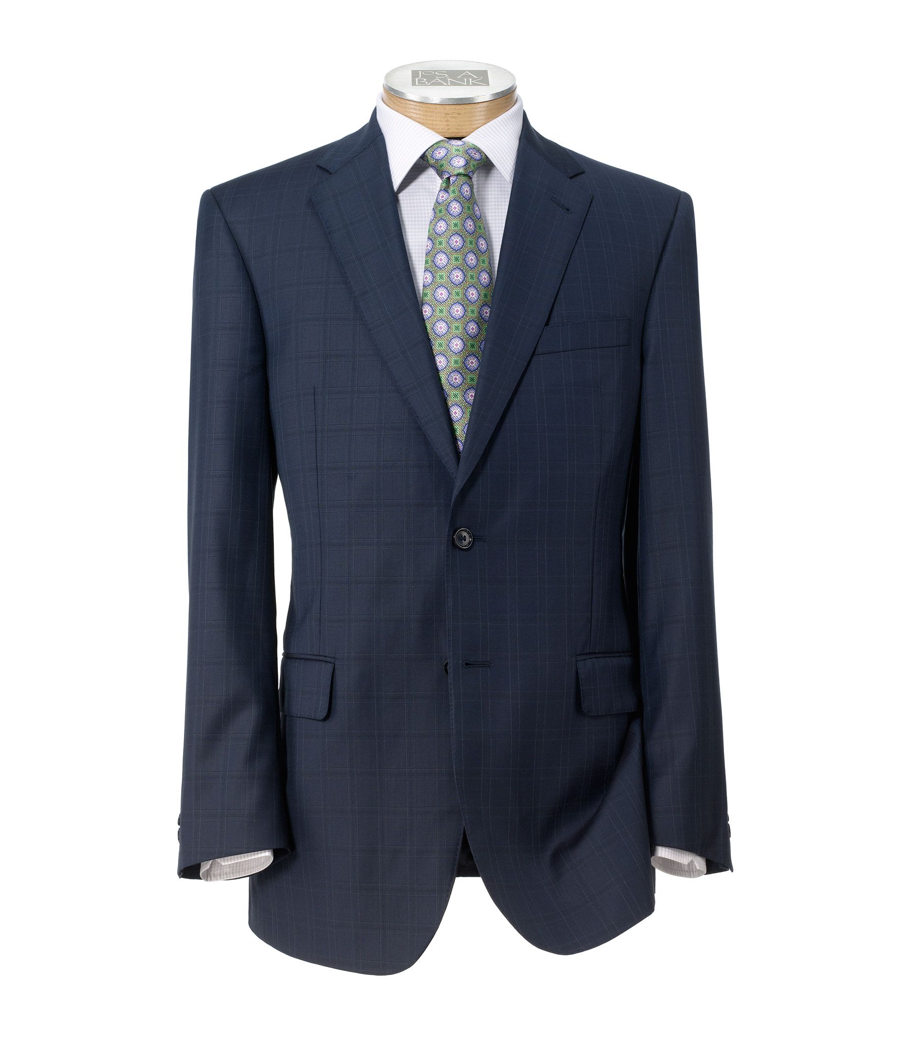 Signature Gold 2-Button Tailored Fit Wool Suit