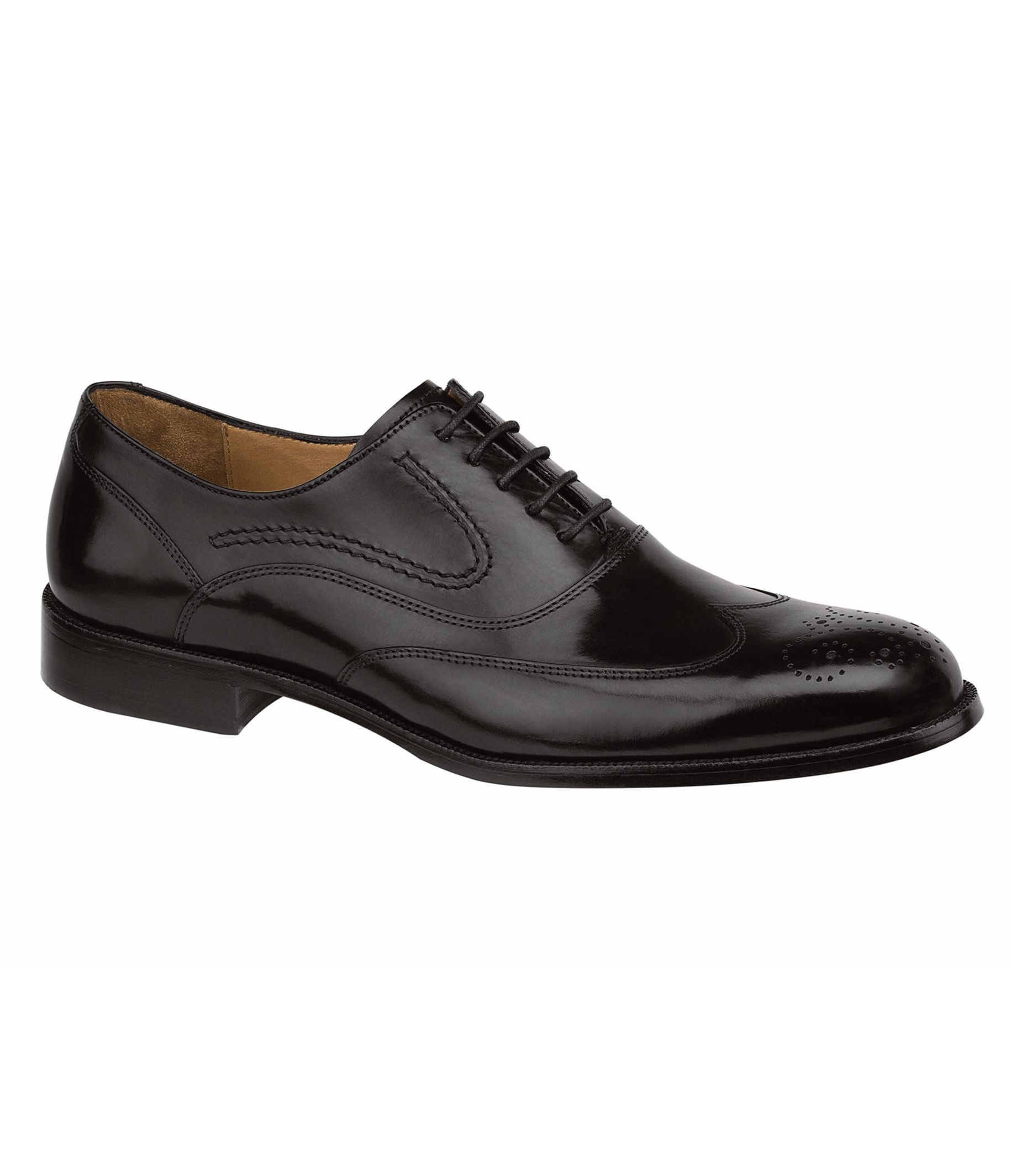 Stratton Wingtip Shoe by Johnston and Murphy