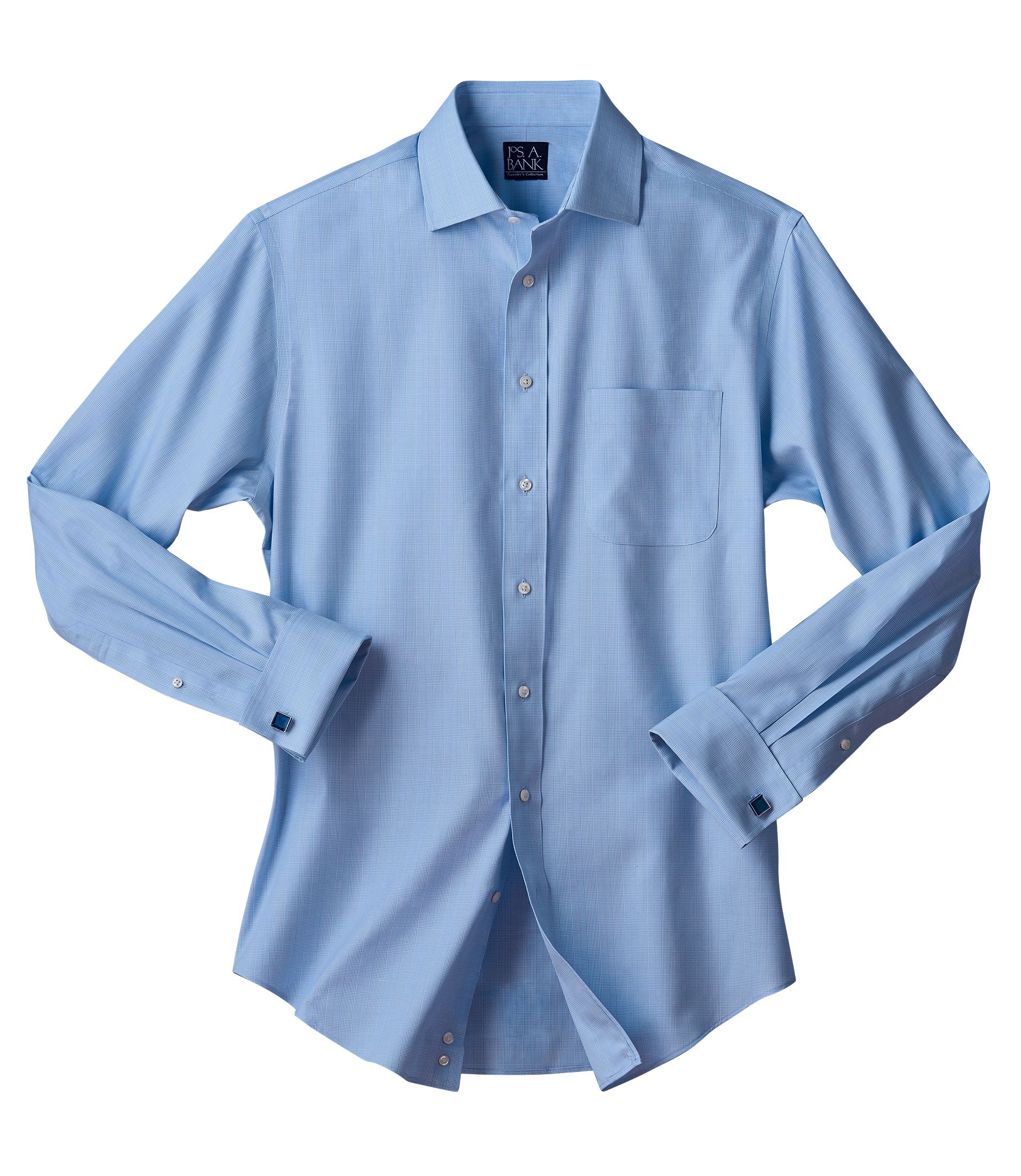 Traveler Tailored Fit, Spread Collar, French Cuff Dress Shirt
