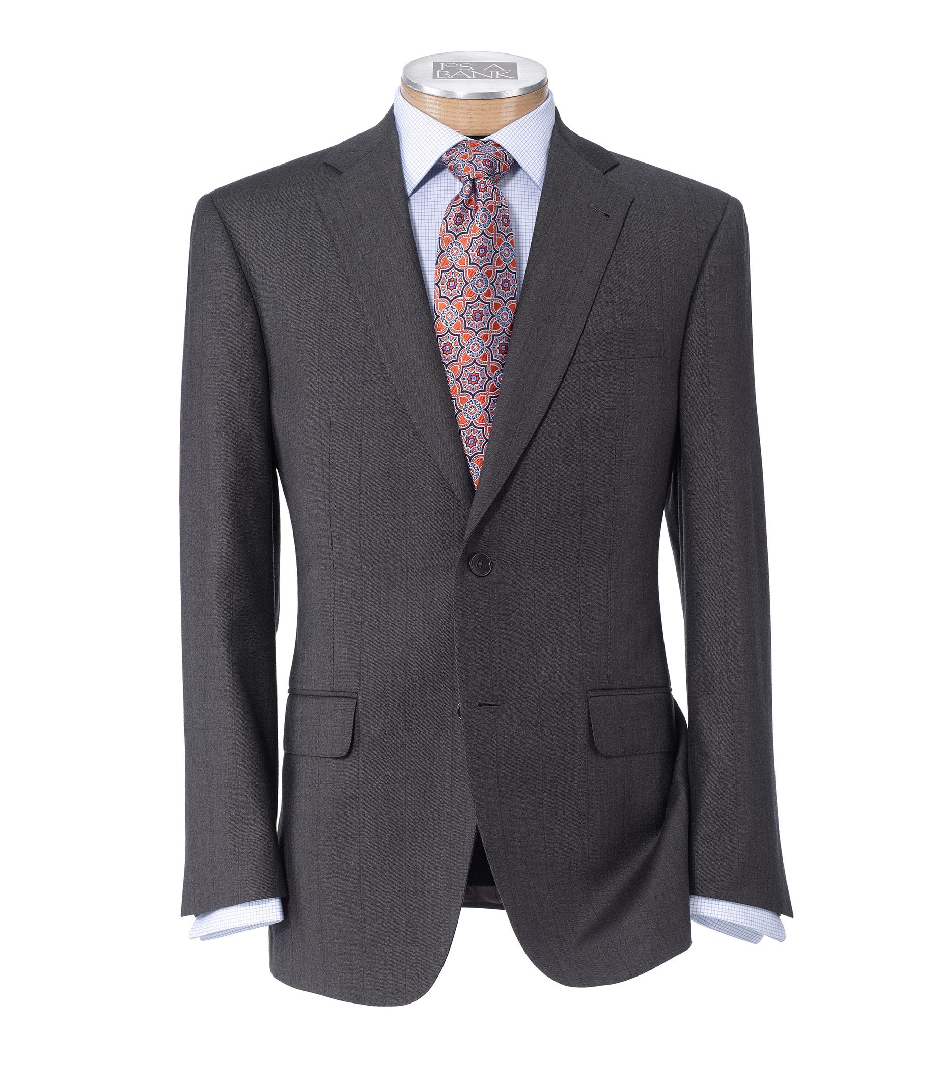 Signature Gold 2-Button Tailored Fit Wool Suit