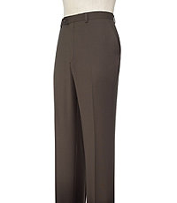 Executive Collection Tailored Fit Flat Front Dress Pants