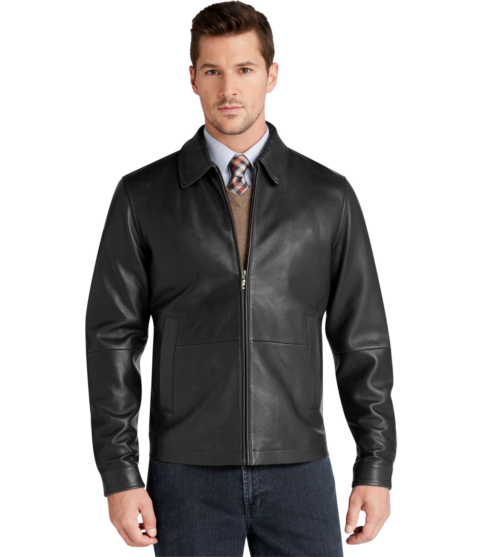 Men's Leather Jackets & Bomber Jackets | Men's Outerwear | JoS. A ...