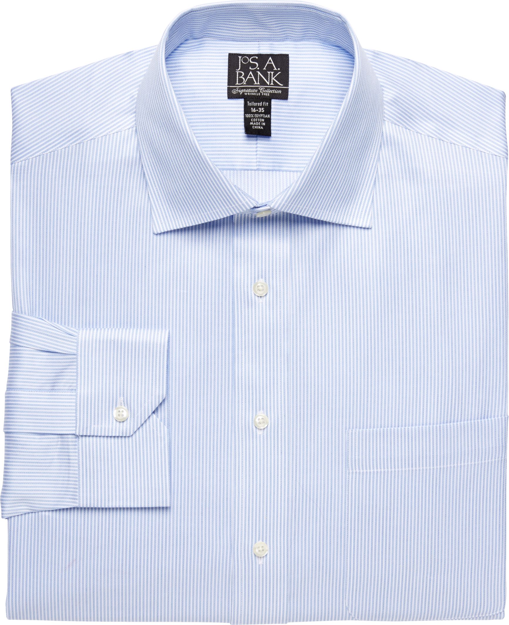 Signature Spread Collar Tailored Fit Dress Shirt