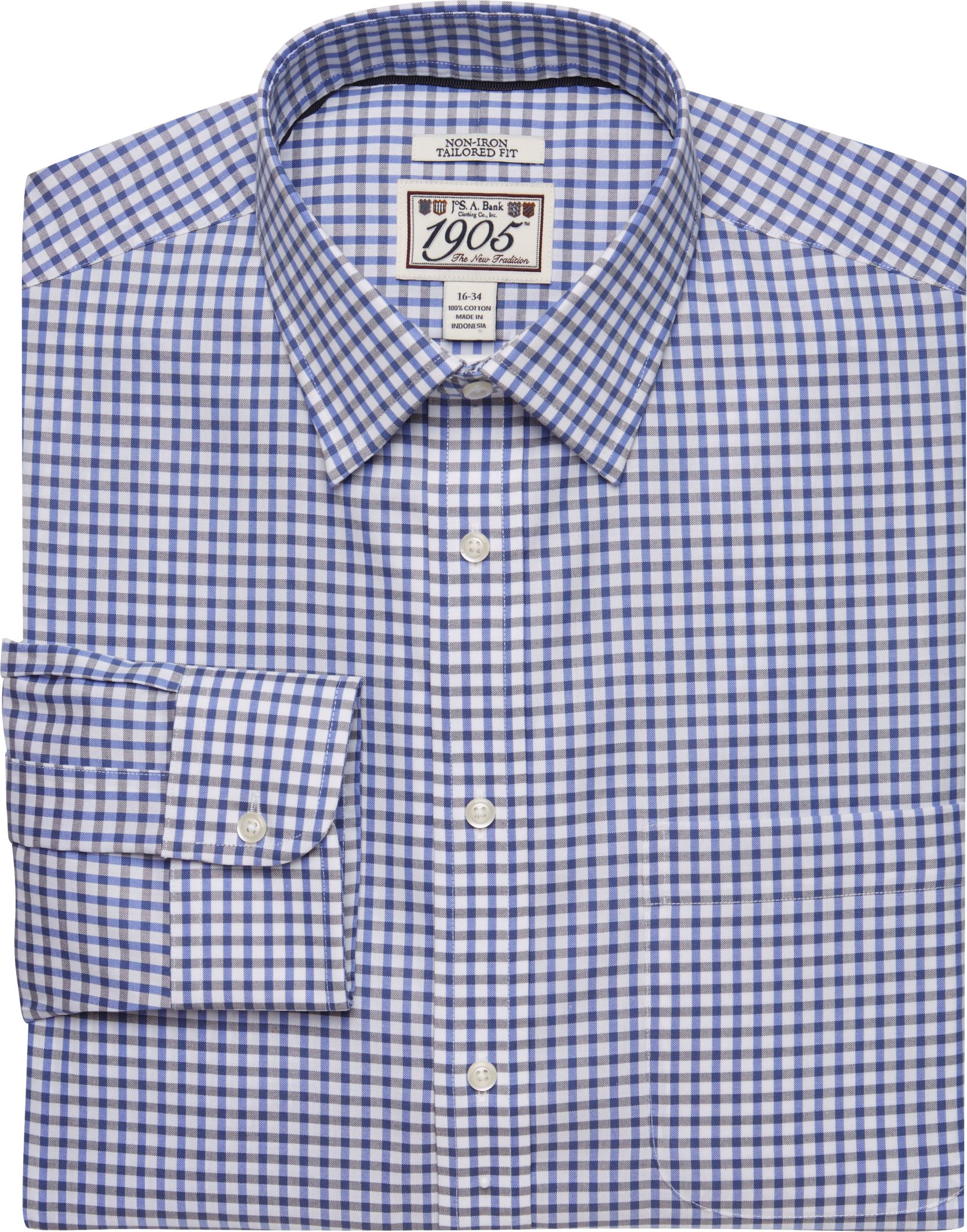 1905 Spread Collar Tailored Fit Dress Shirt