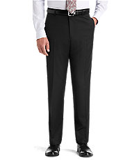 Reserve Collection Tailored Fit Flat Front Men's Suit Separate Pants - Big & Tall